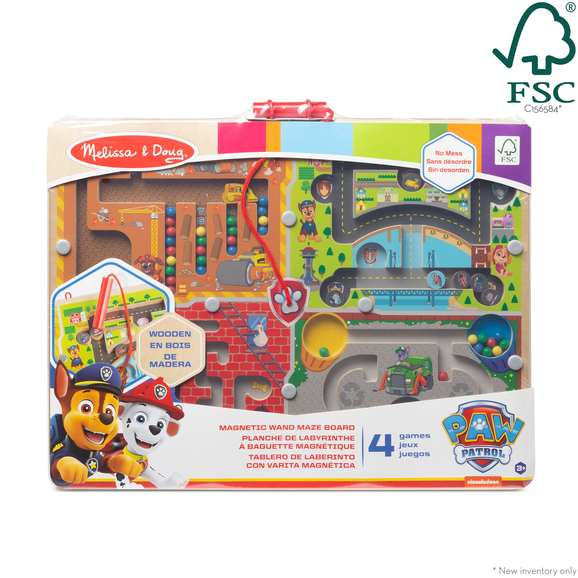 PAW Patrol Wooden 4-in-1 Magnetic Wand Maze Board - Image 3
