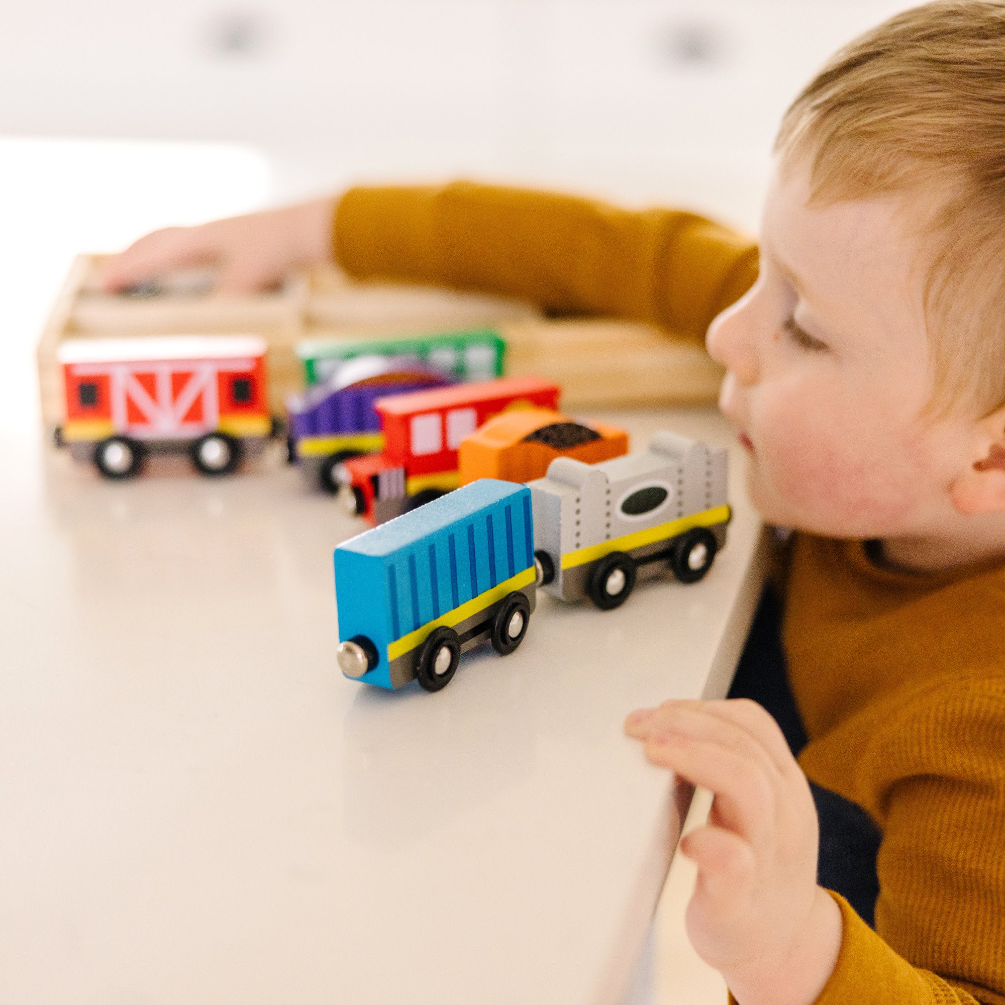 Magnetic Wooden Train Cars - Image 6