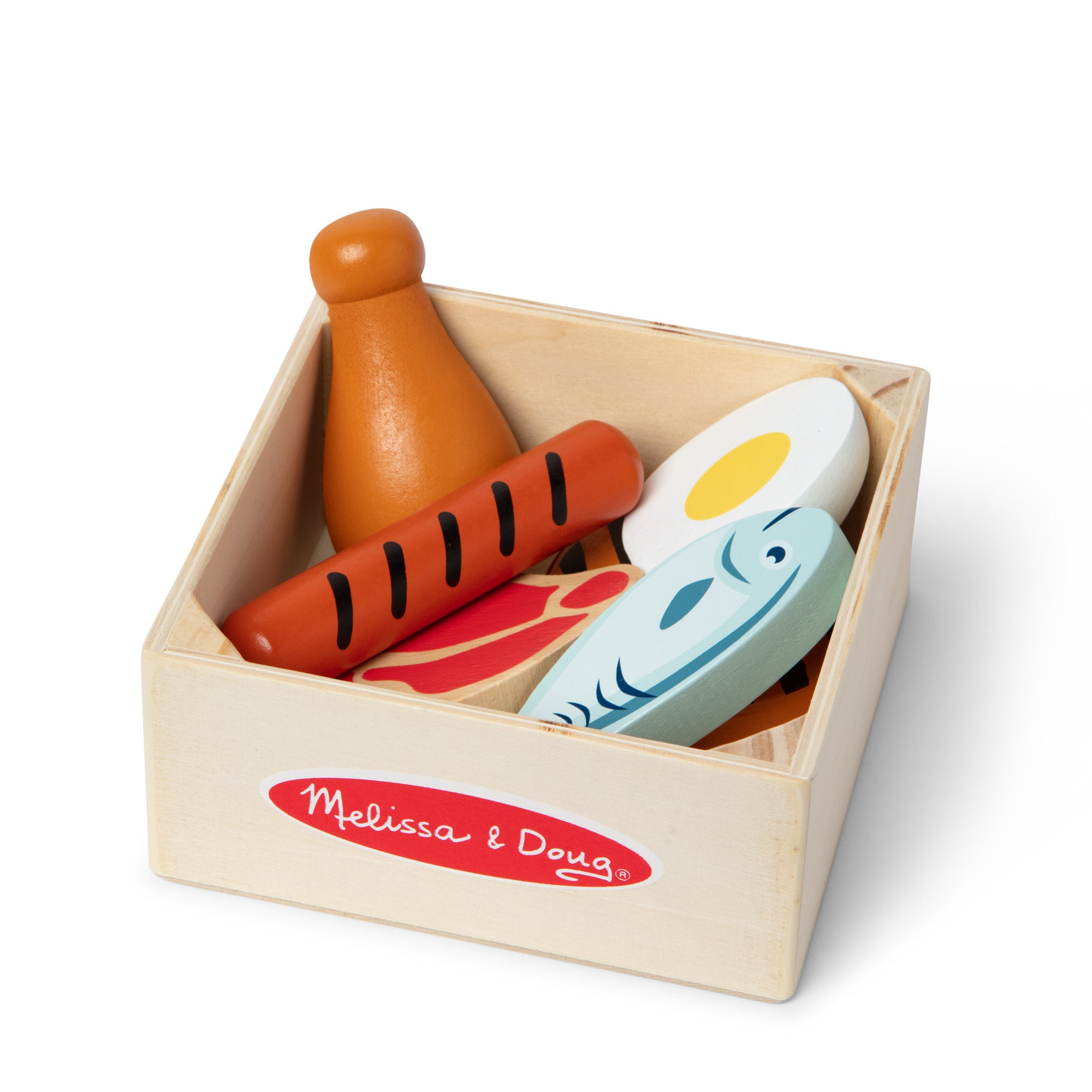 Wooden Food Groups Play Set ?C Protein - Image 9