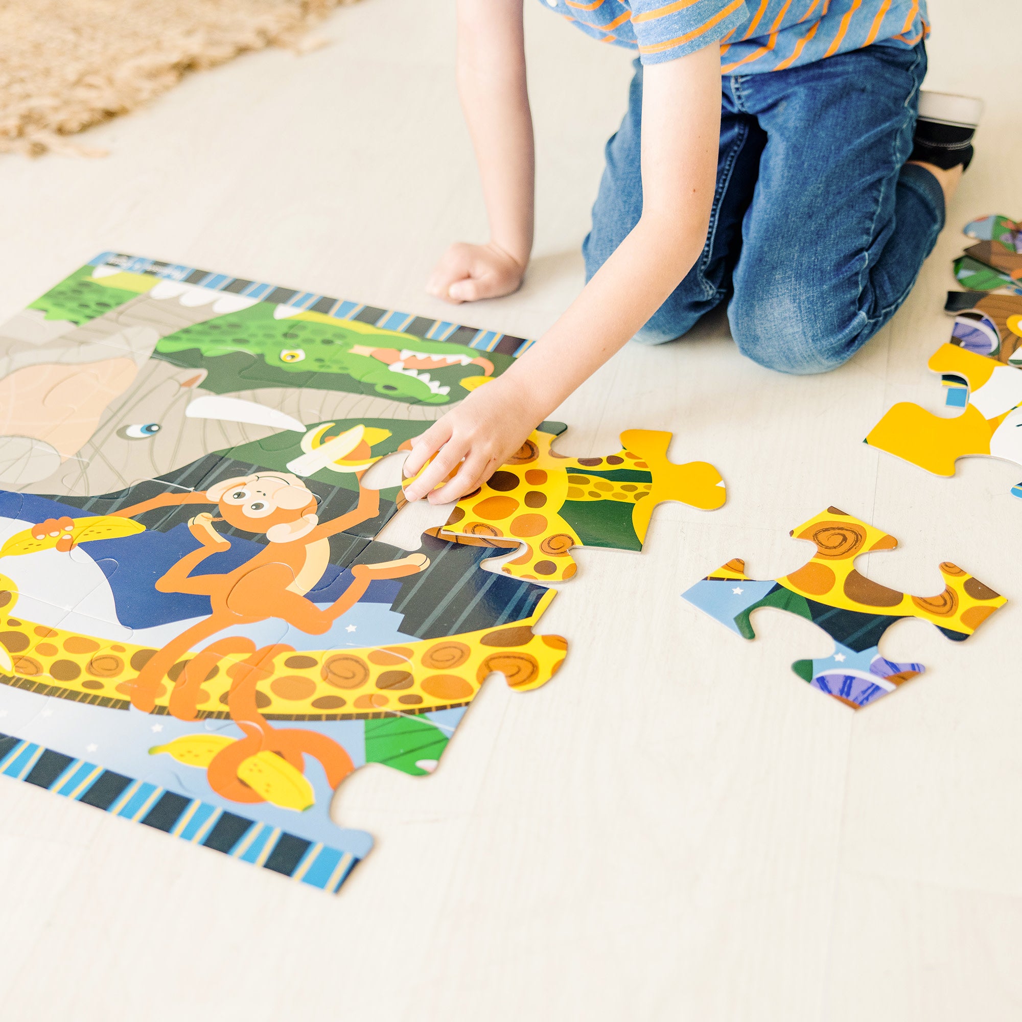 Safari Social Floor Puzzle - 24 Pieces - Image 7