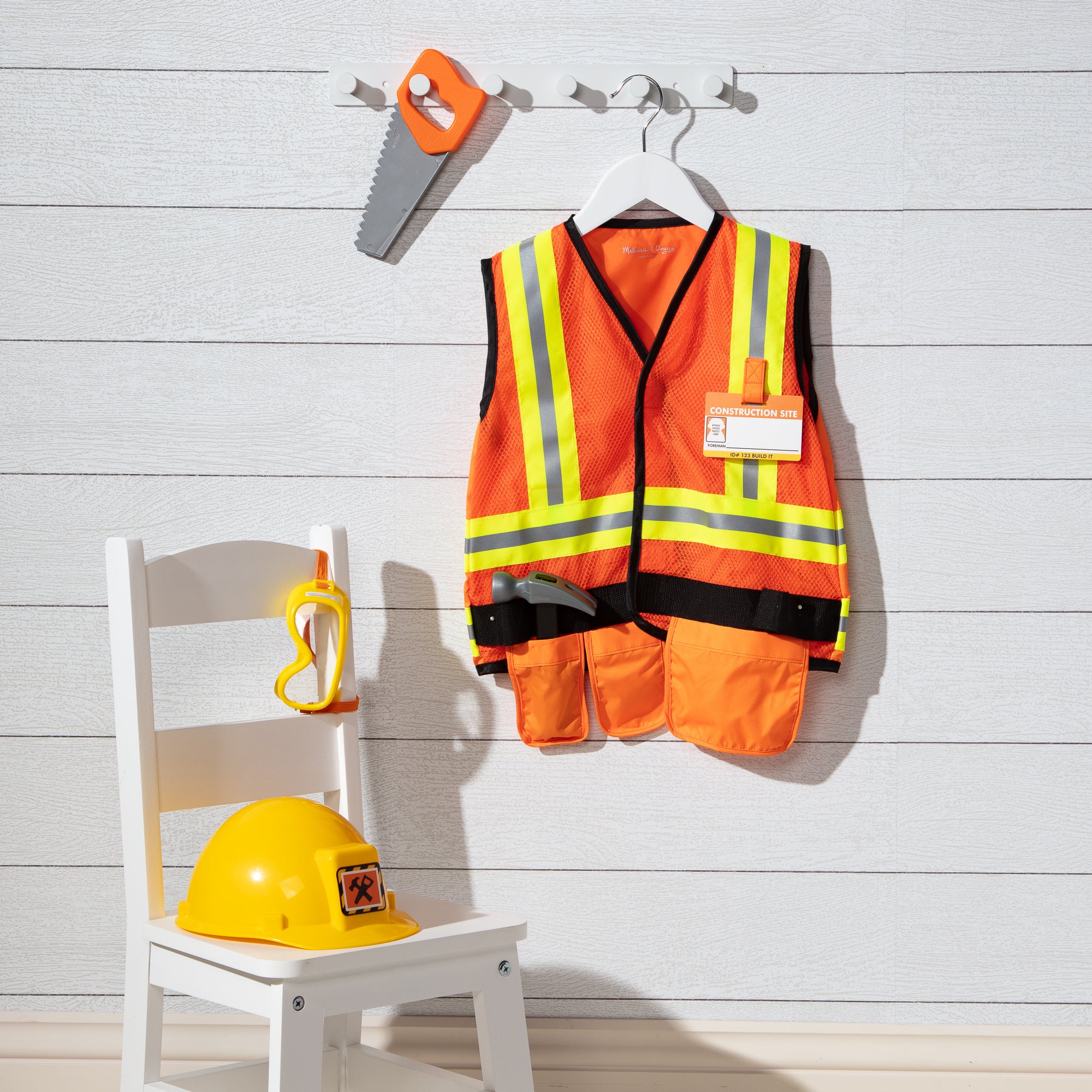 Construction Worker Costume Role Play Set - Image 9