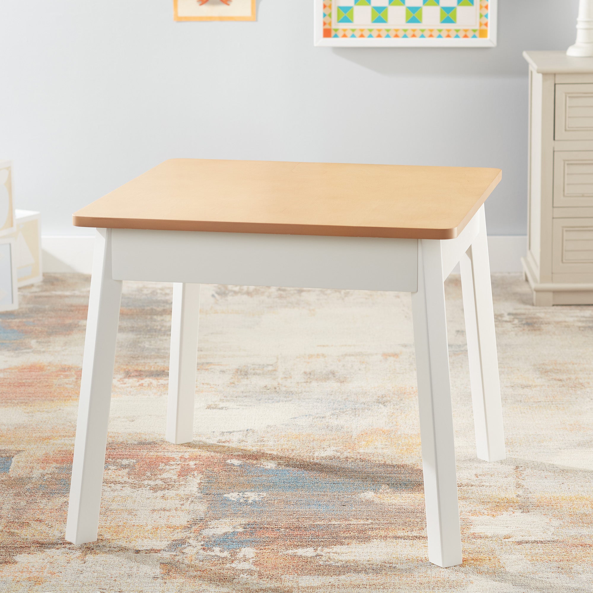 Wooden Square Table - Image 7