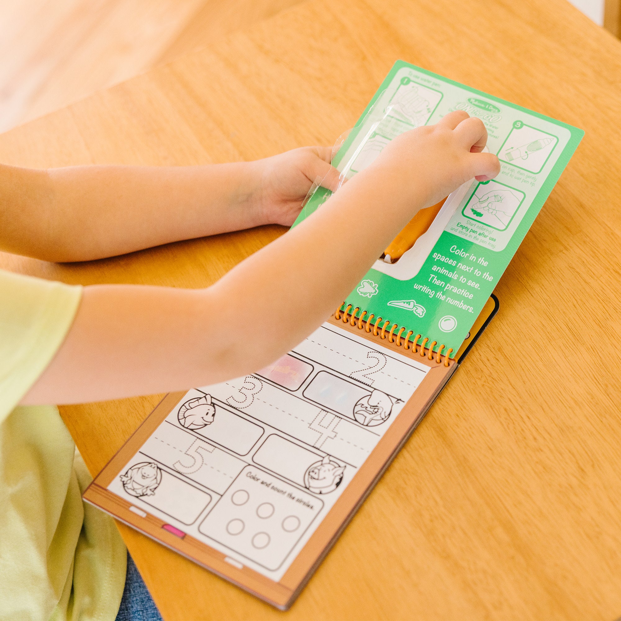 Water Wow! Water-Reveal Activity Pad - Numbers - Image 2