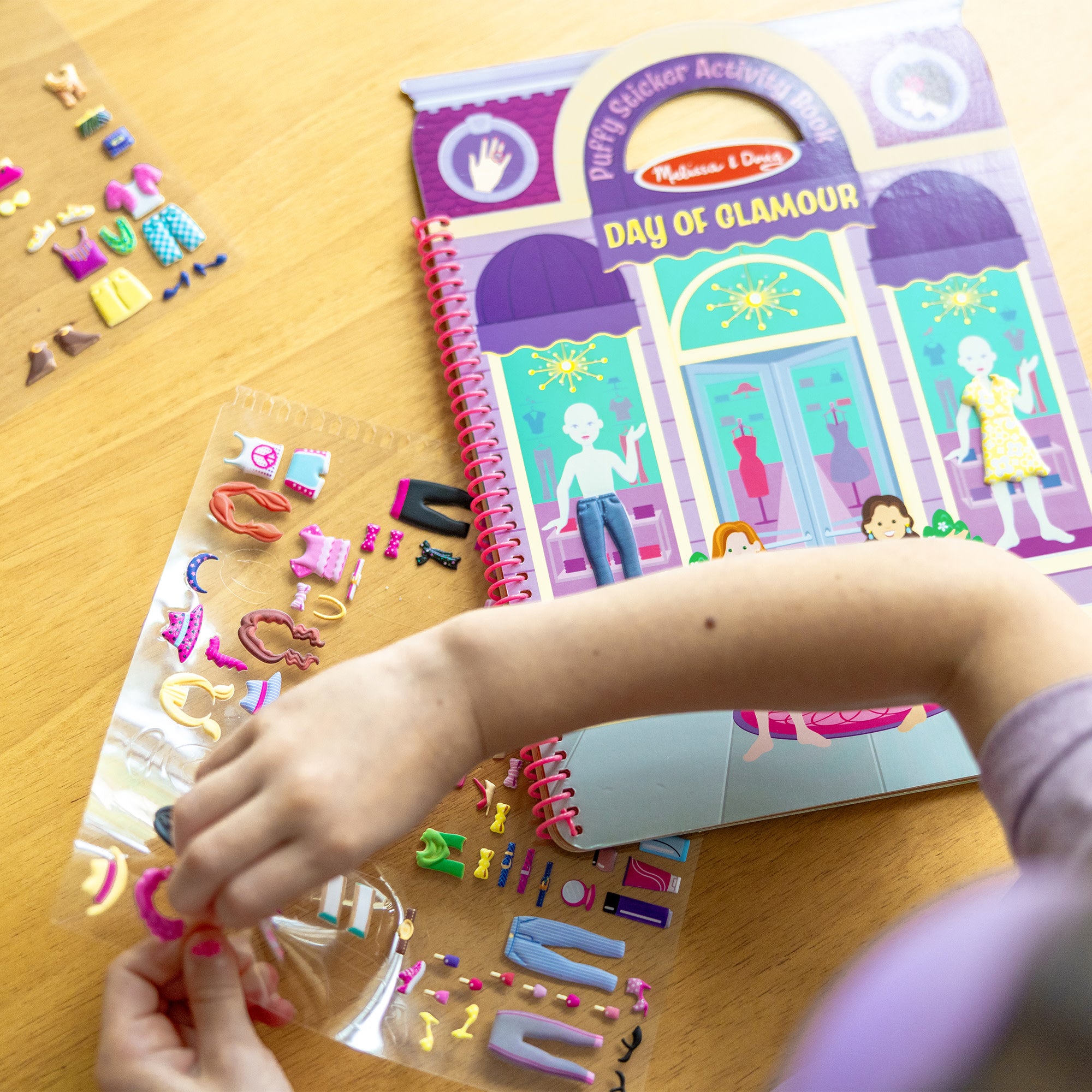 Puffy Sticker Activity Book - Day of Glamour - Image 5