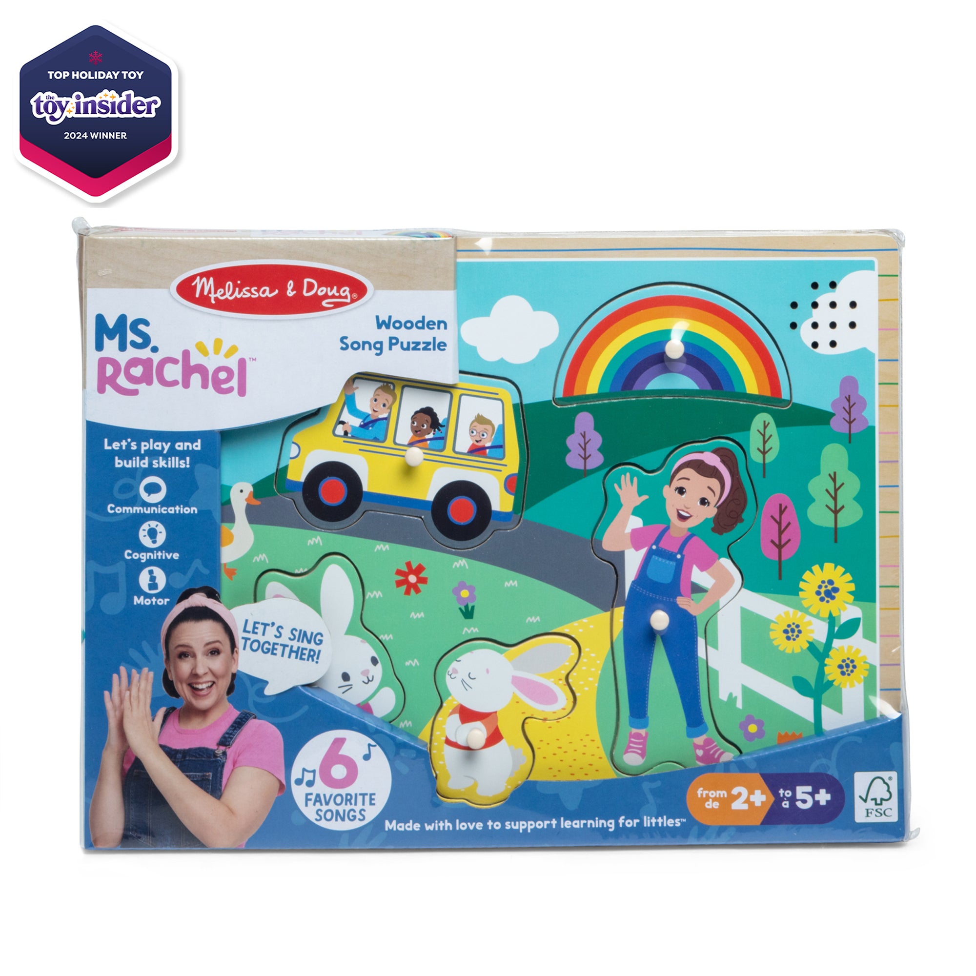 Ms. Rachel? Wooden Song Puzzle ?C 6 Pieces - Image 3