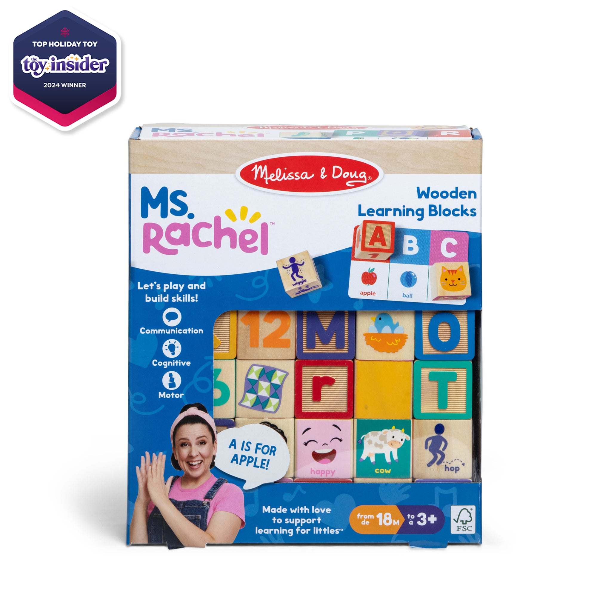 Ms. Rachel? Wooden Learning Blocks - Image 3