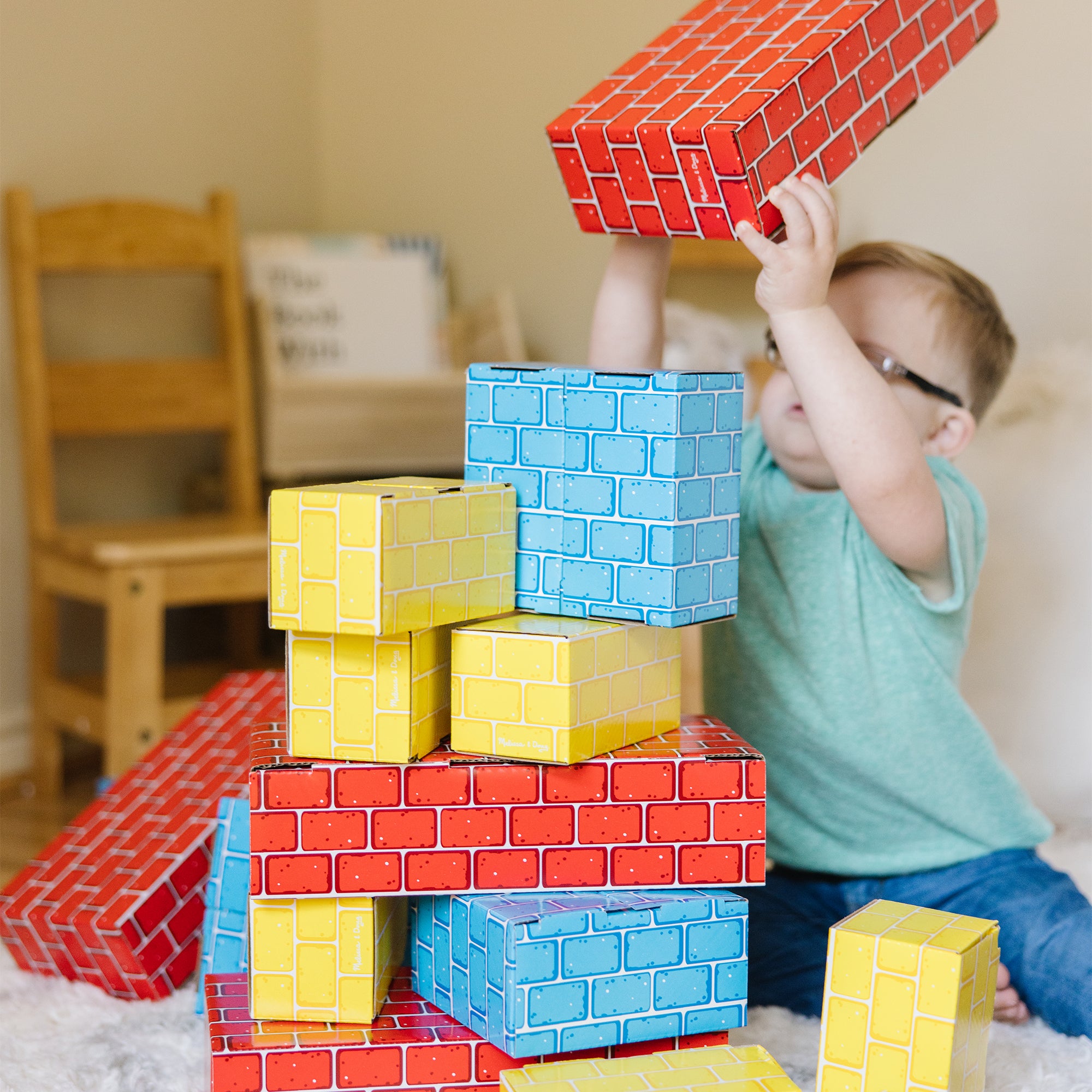 Jumbo Cardboard Blocks - 24 Pieces - Image 7