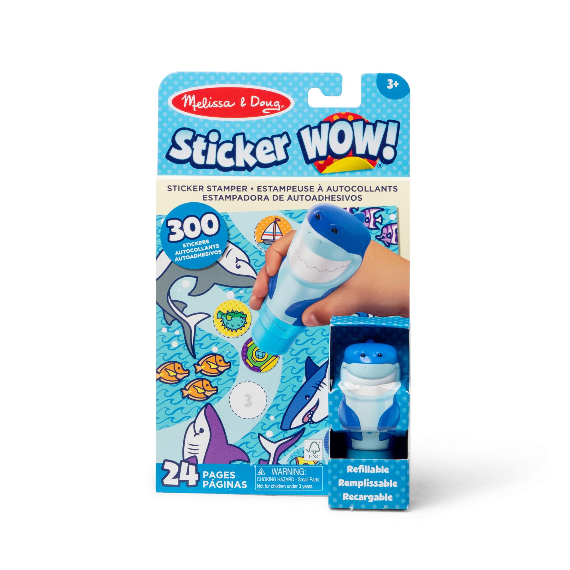 Sticker WOW!? Activity Pad & Sticker Stamper - Shark