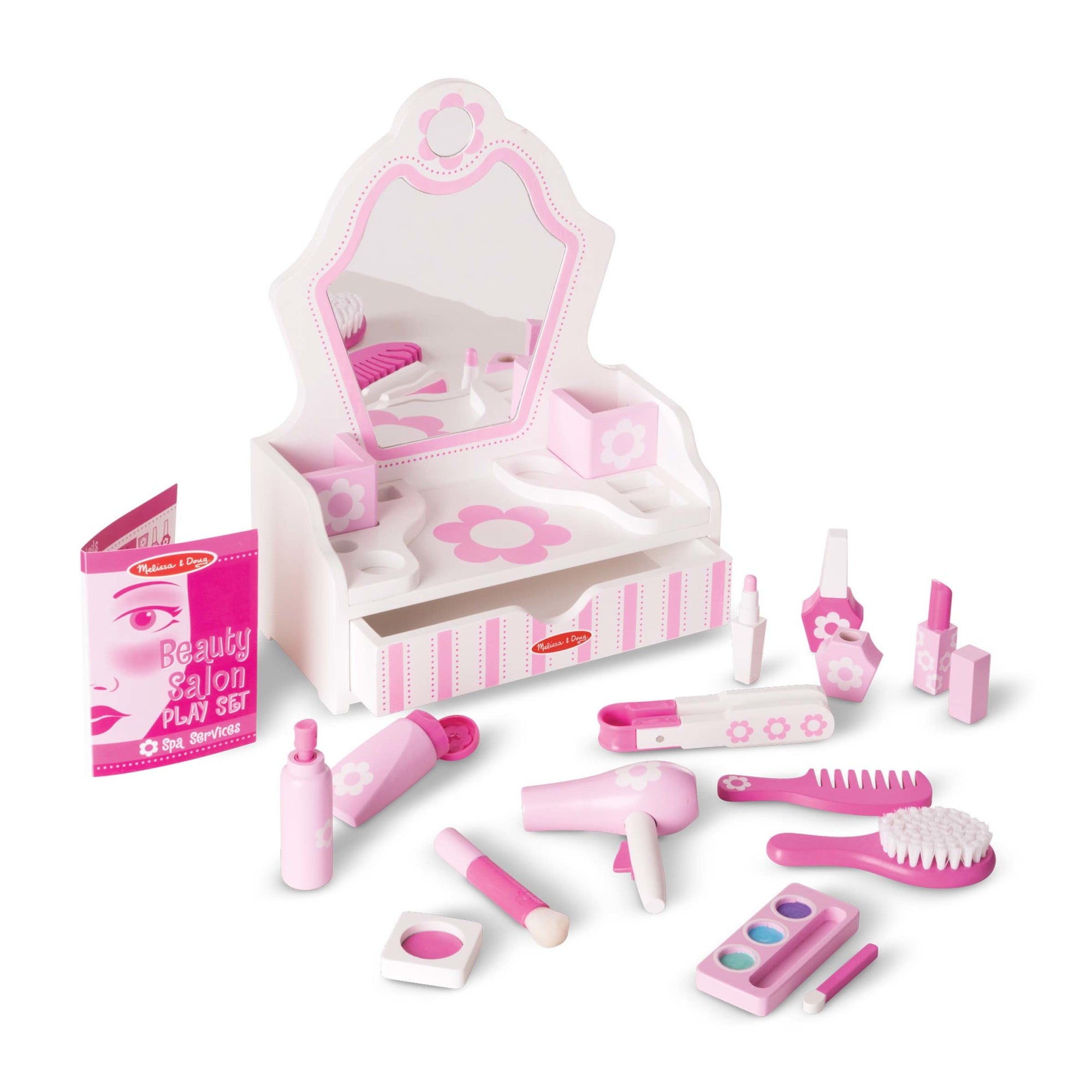 Wooden Beauty Salon Play Set - Image 4