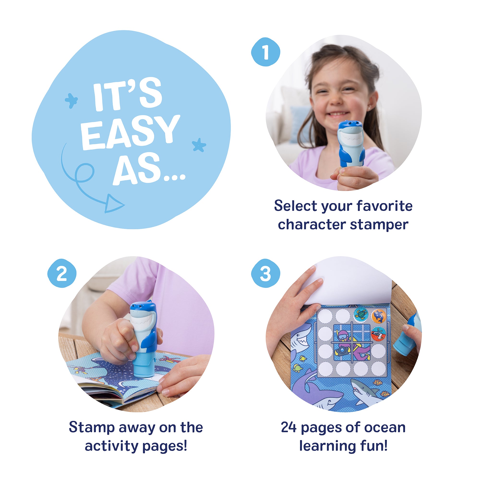 Sticker WOW!? Activity Pad & Sticker Stamper - Shark - Image 4