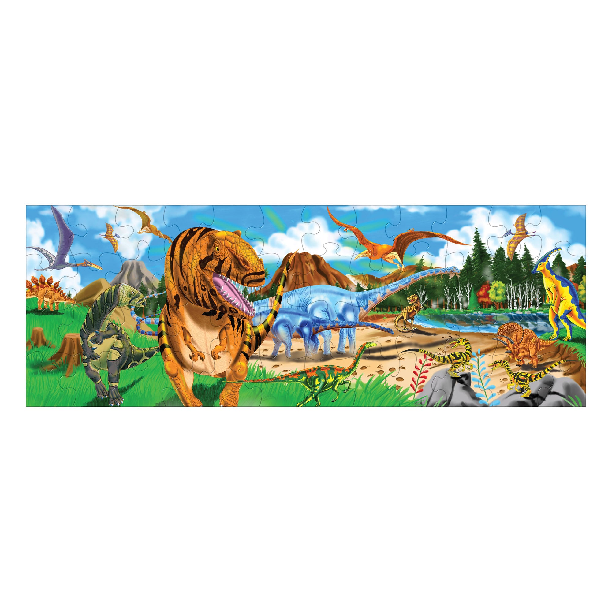 Land of Dinosaurs Floor Puzzle - 48 Pieces - Image 8