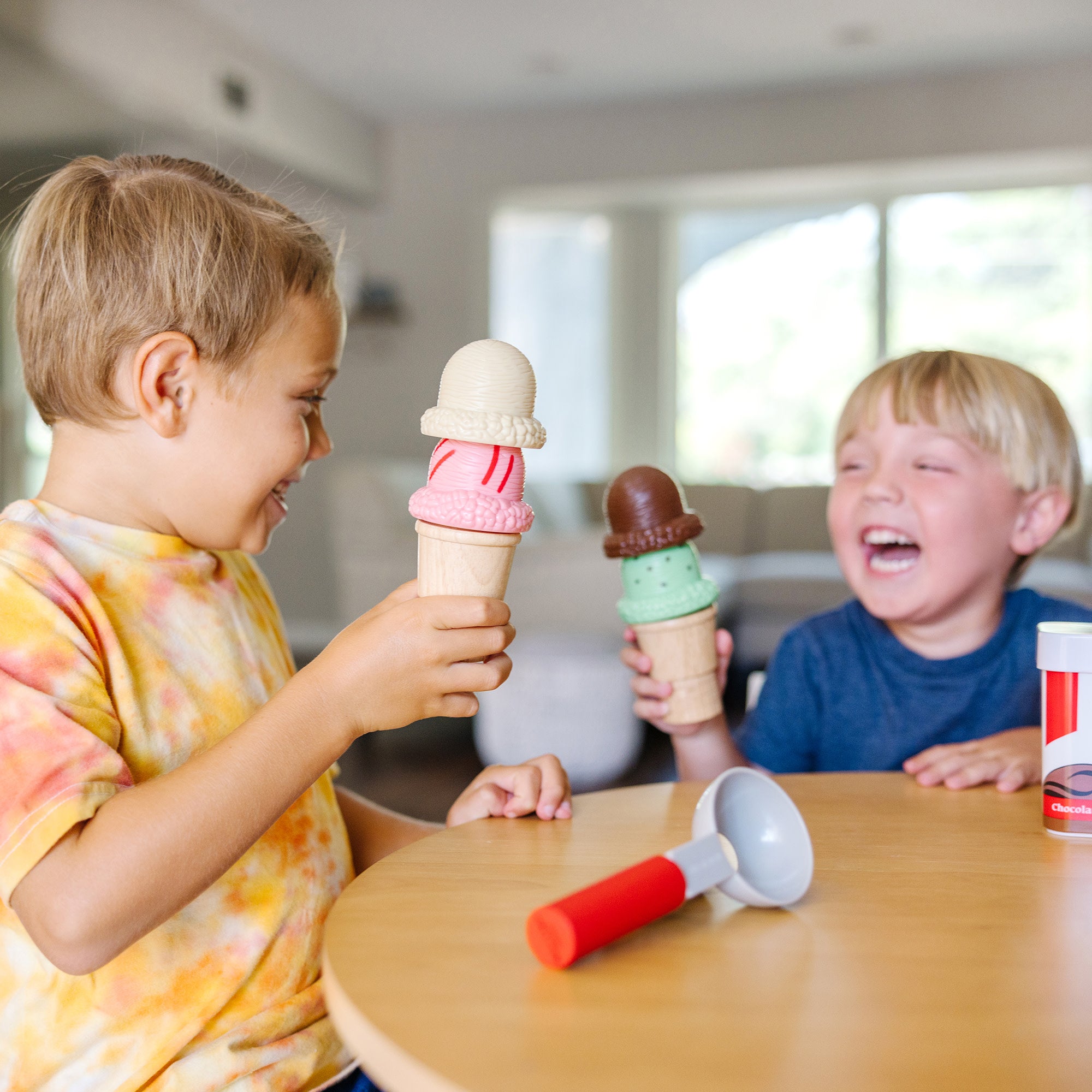 Scoop & Stack Ice Cream Cone Magnetic Play Set - Image 7