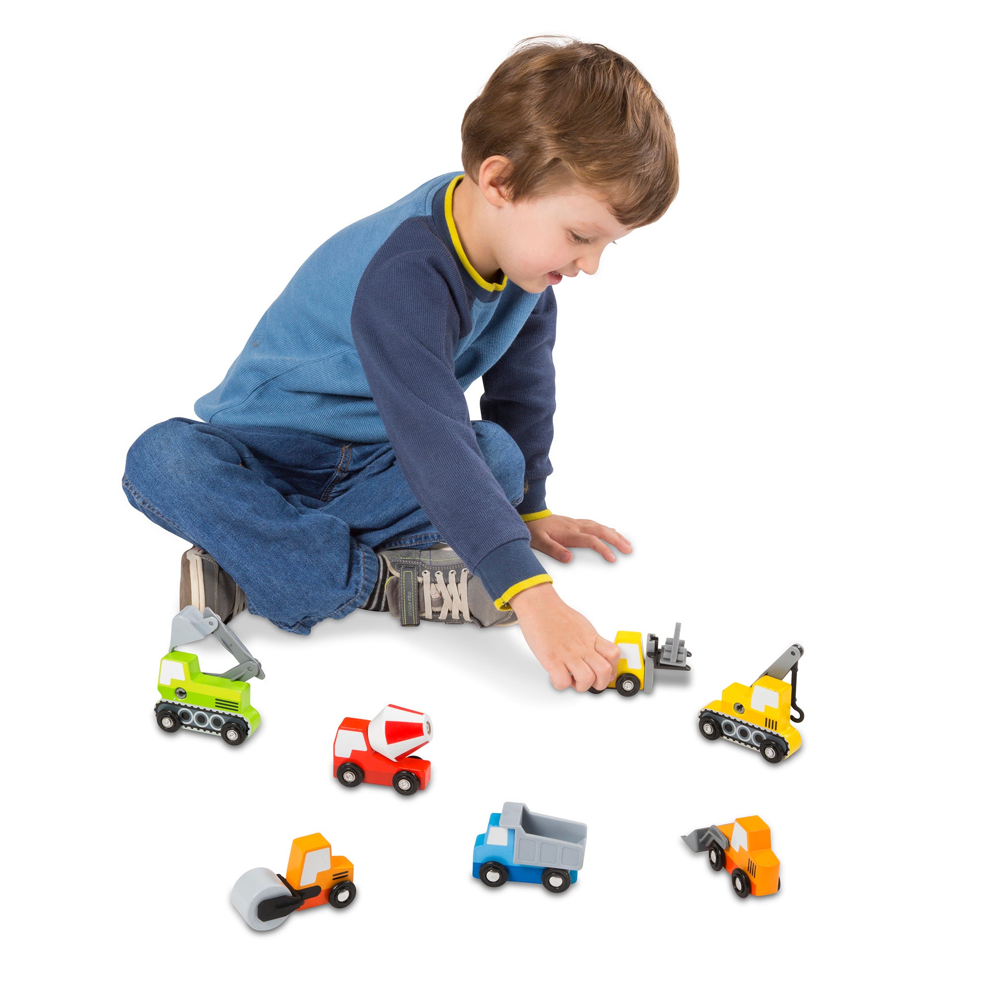 Wooden Construction Site Vehicles - Image 2