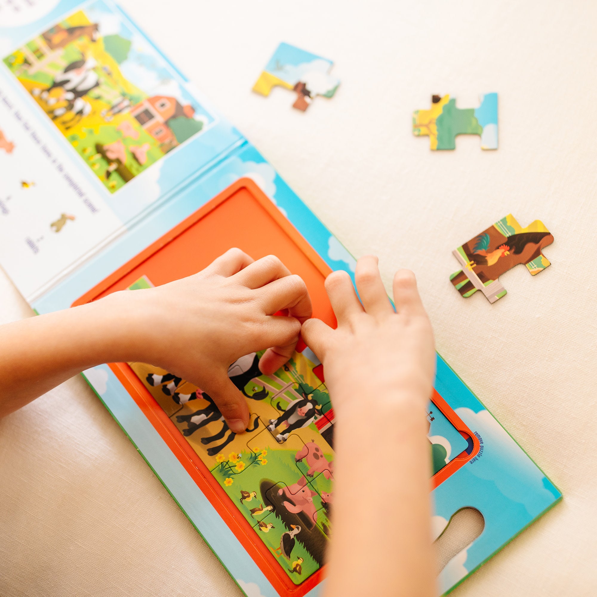 Take-Along Magnetic Jigsaw Puzzles ?C On the Farm - Image 2
