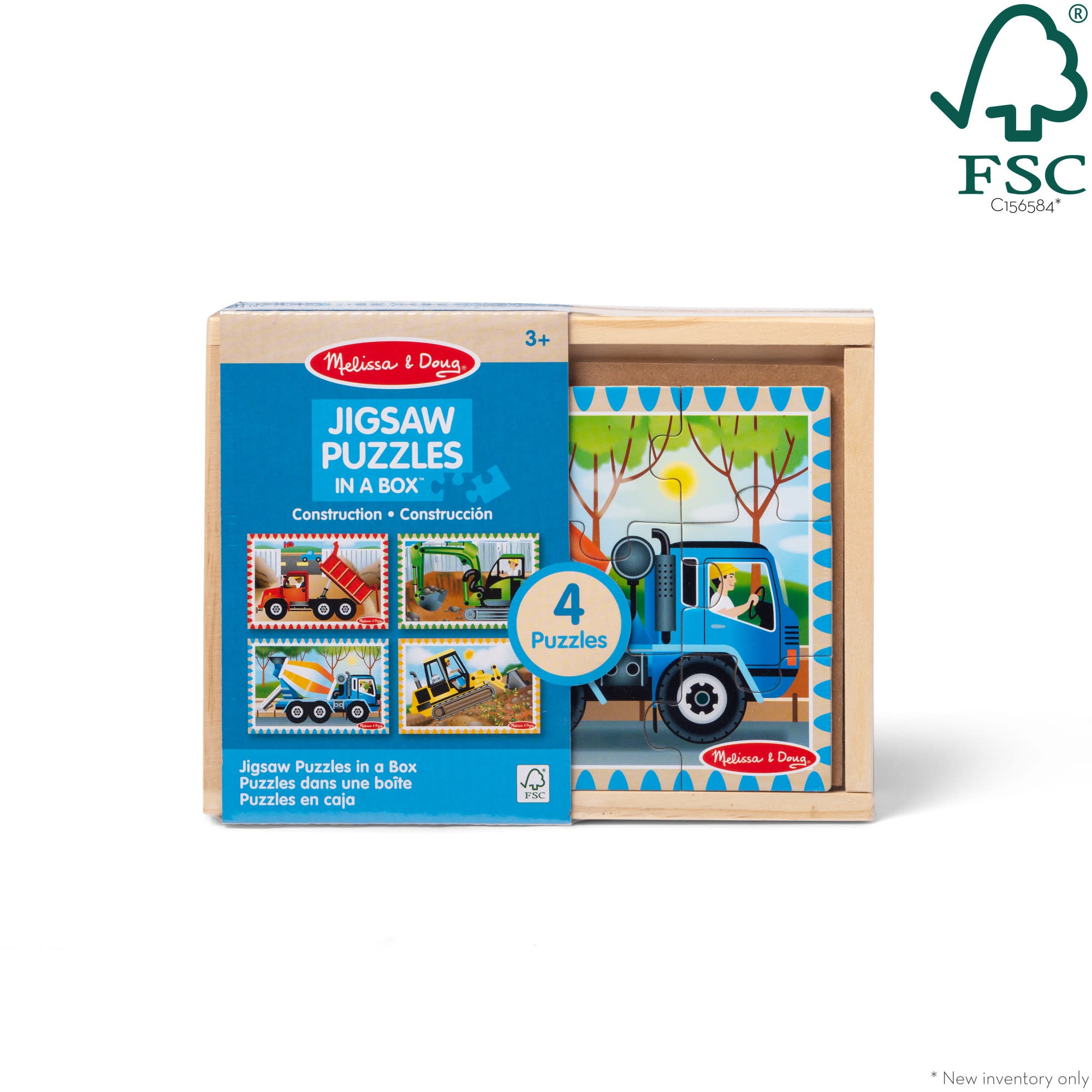 Wooden Jigsaw Puzzles in a Box - Construction - Image 3