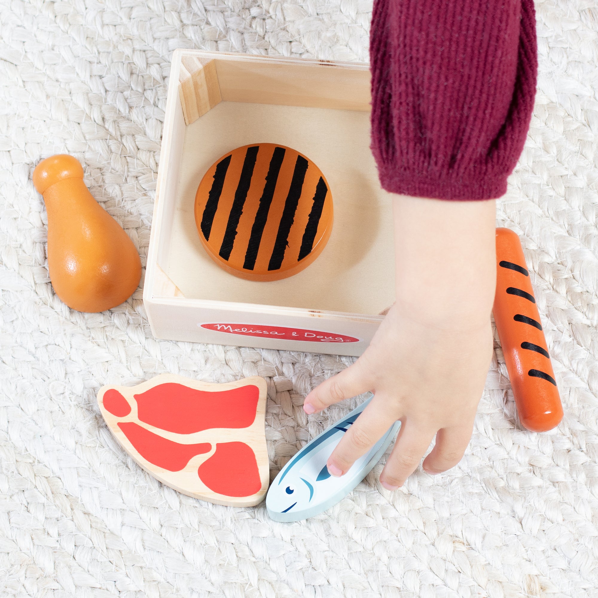 Wooden Food Groups Play Set ?C Protein - Image 7