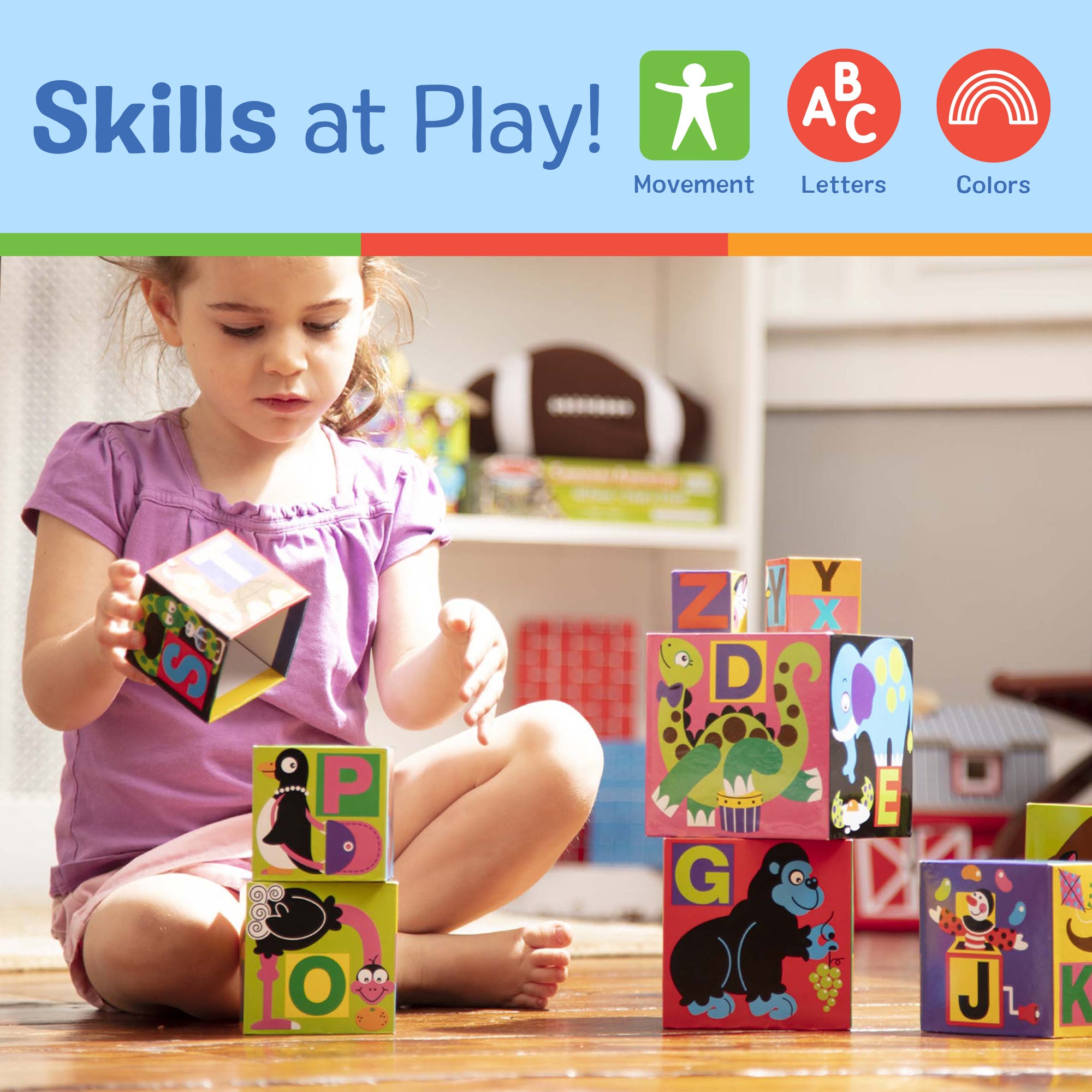 Alphabet Nesting and Stacking Blocks - Image 5