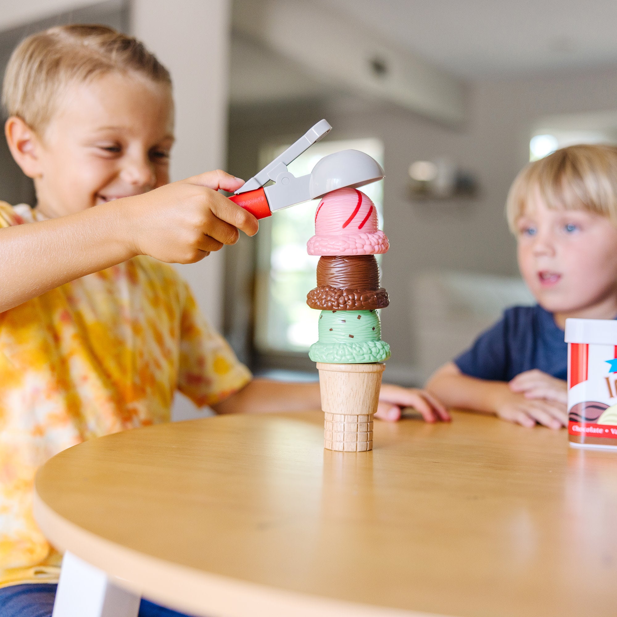 Scoop & Stack Ice Cream Cone Magnetic Play Set - Image 6