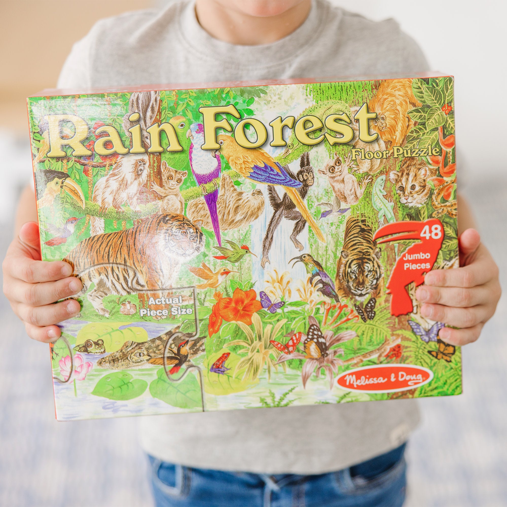 Rainforest Floor Puzzle - 48 Pieces - Image 2