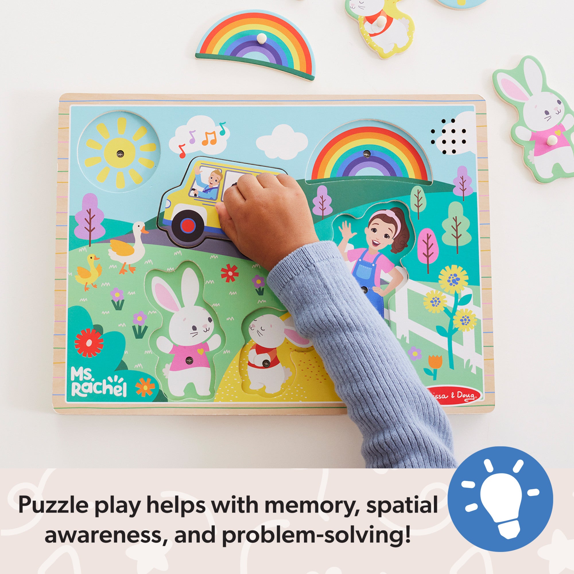 Ms. Rachel? Wooden Song Puzzle ?C 6 Pieces - Image 7
