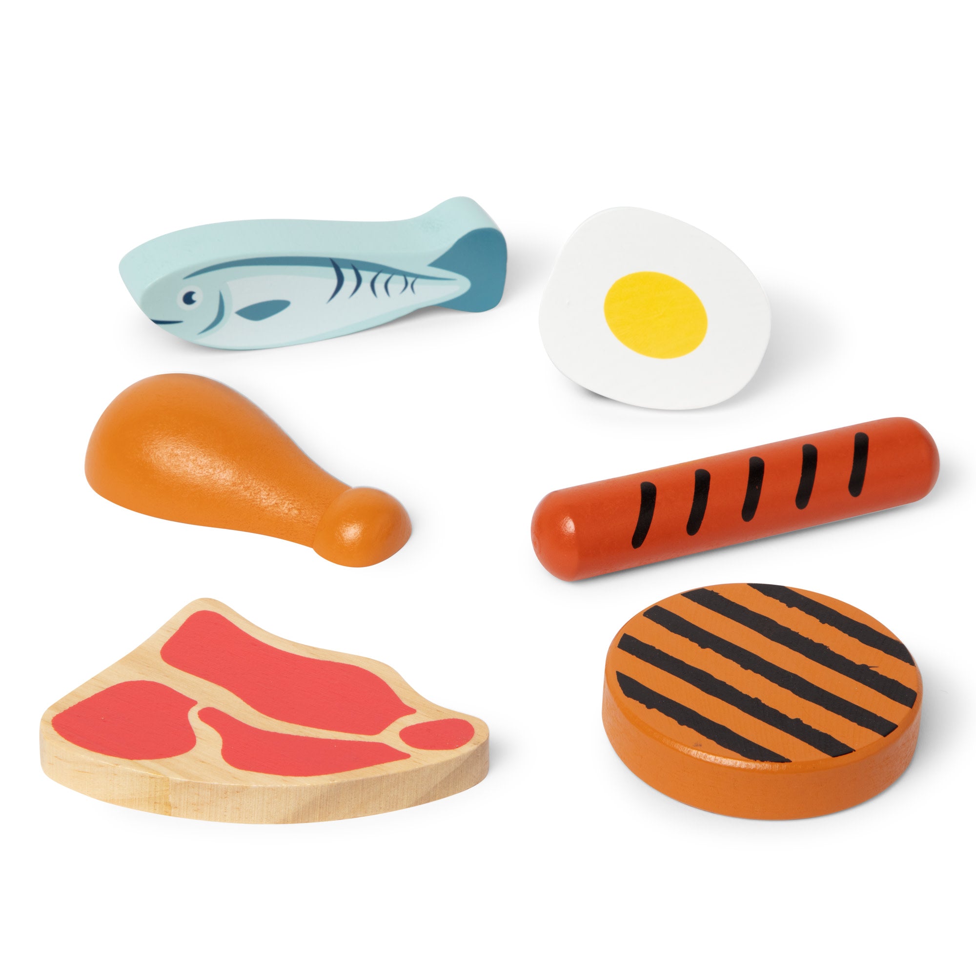 Wooden Food Groups Play Set ?C Protein - Image 3