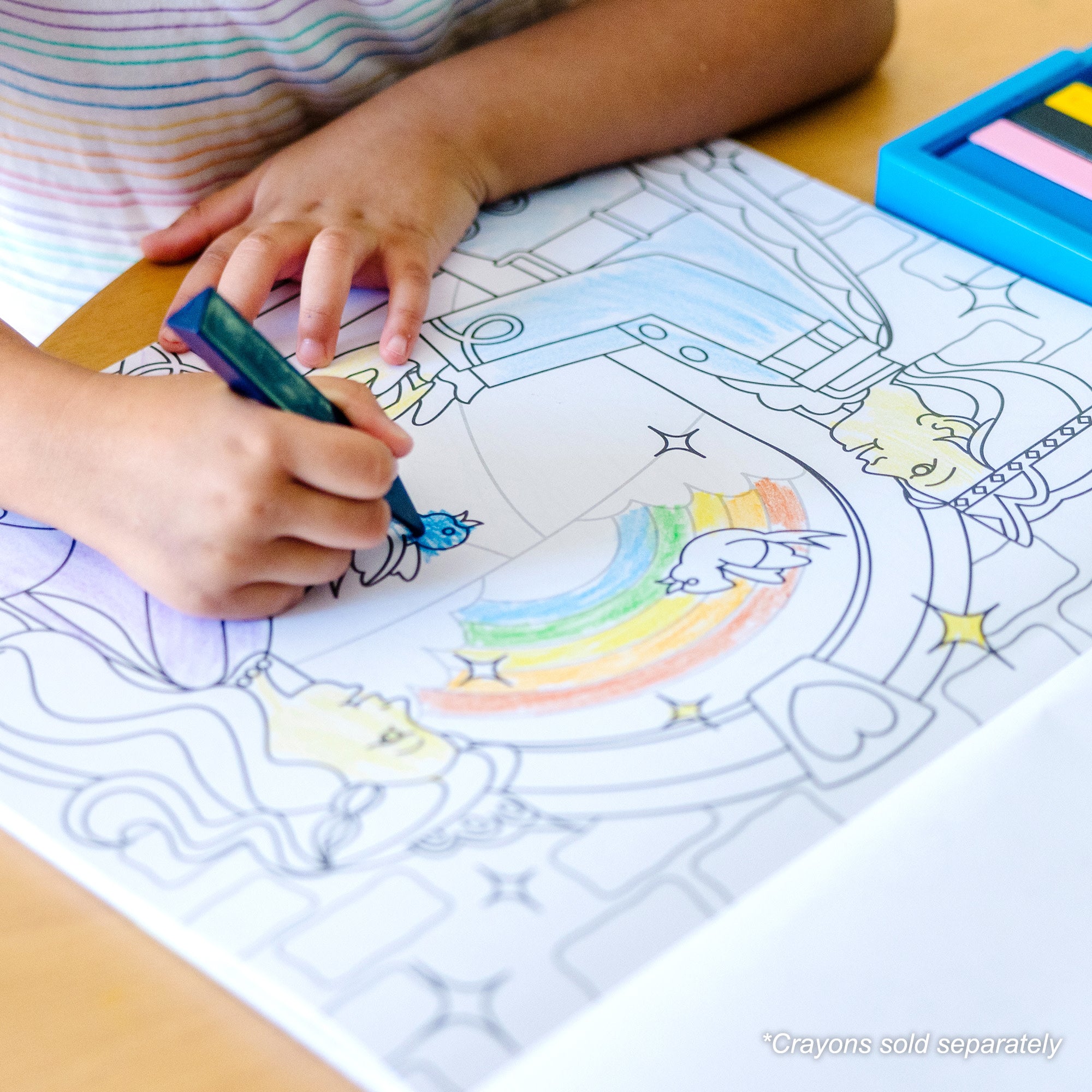Jumbo Coloring Pad - Princess & Fairy - Image 2
