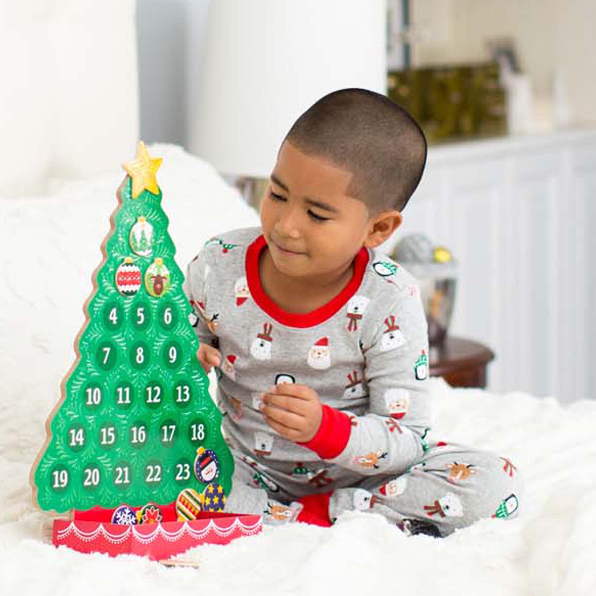 Countdown to Christmas Wooden Seasonal Calendar - Image 2