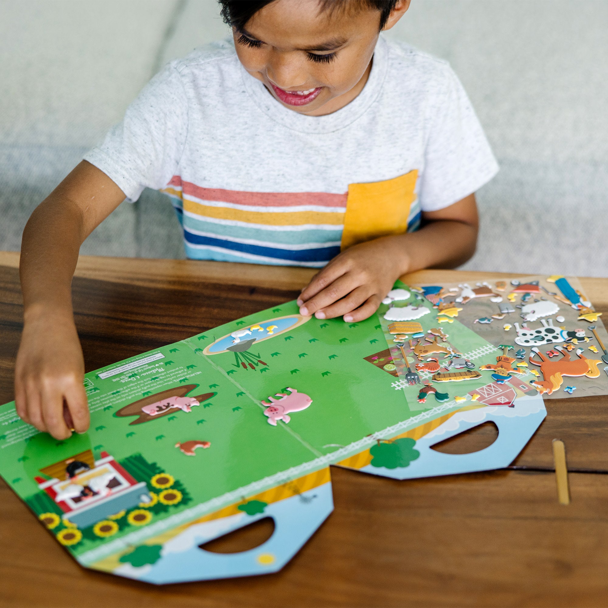 Puffy Sticker Play Set - On the Farm - Image 7