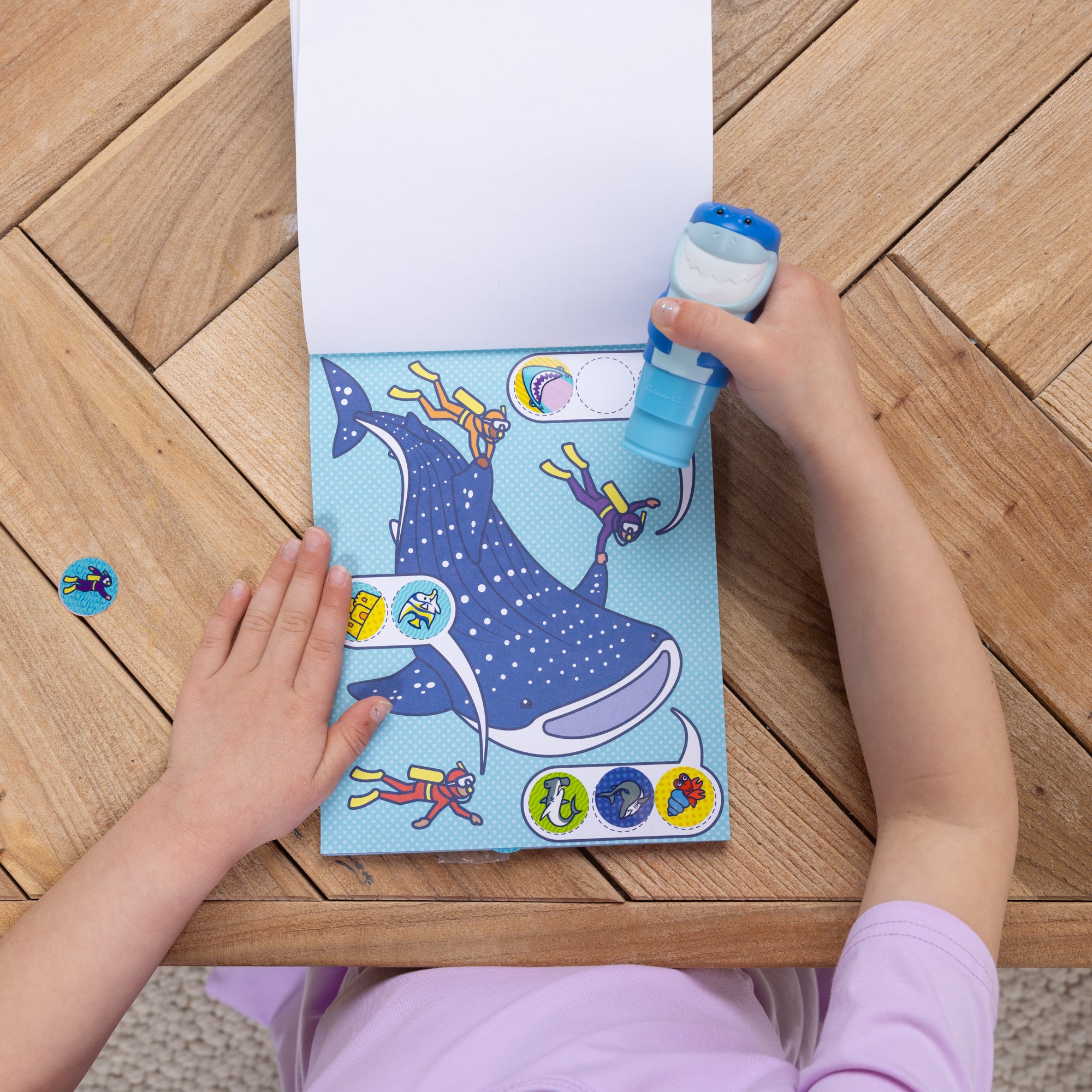 Sticker WOW!? Activity Pad & Sticker Stamper - Shark - Image 9