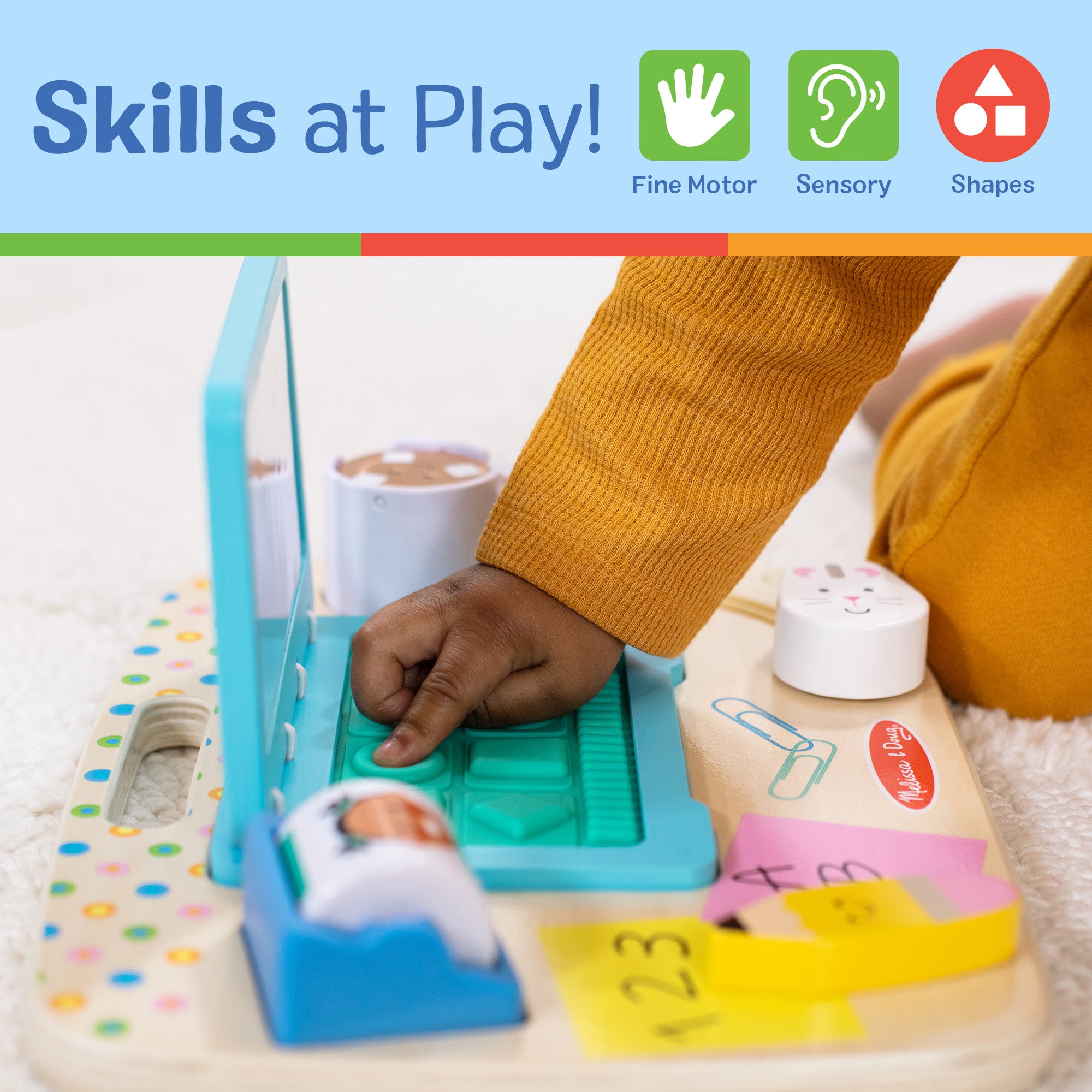 Wooden Work & Play Desktop Activity Board - Image 5