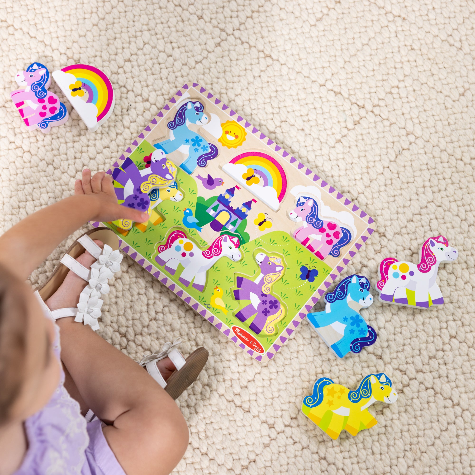 Unicorn Chunky Puzzle ?C 6 Pieces - Image 2