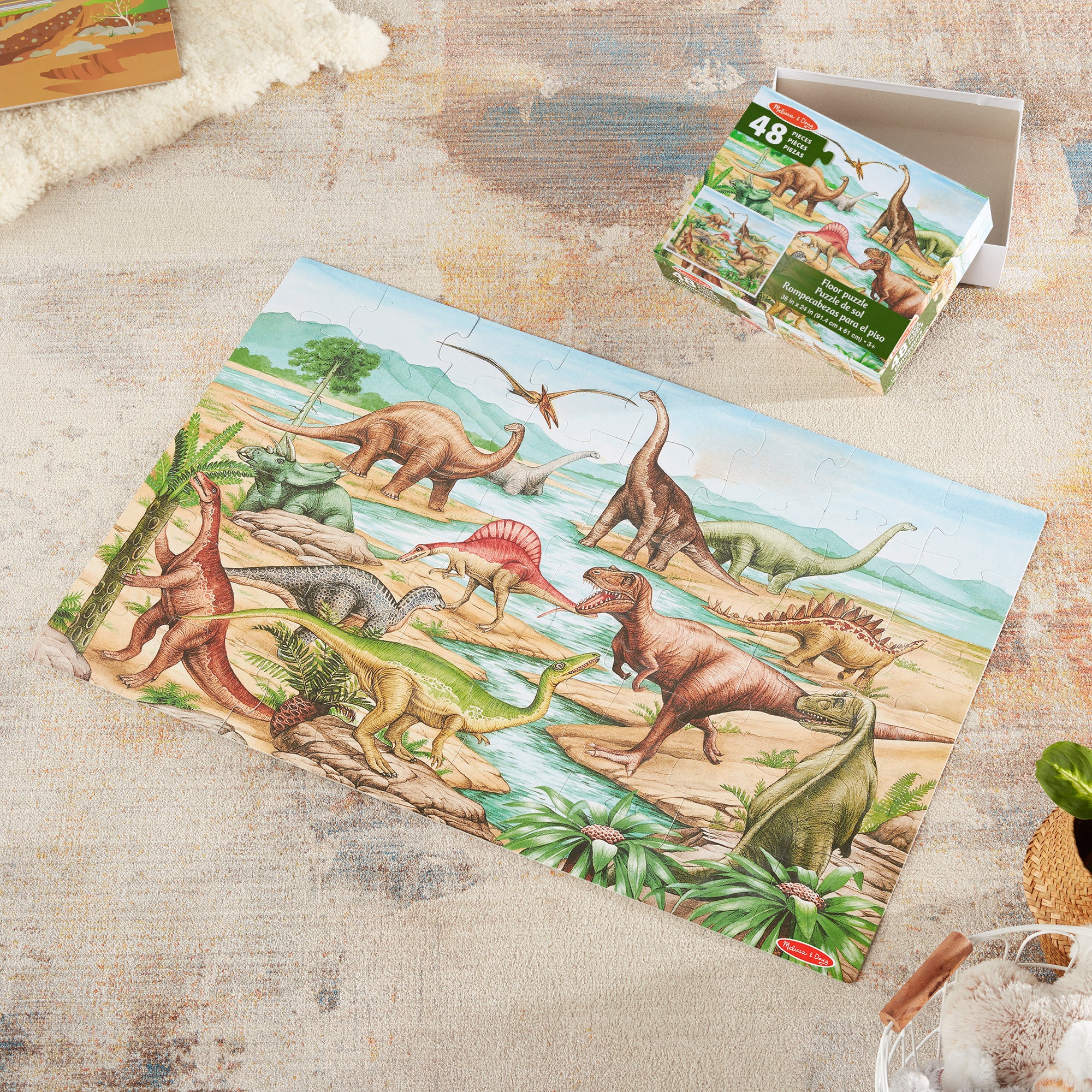 Dinosaurs Floor Puzzle - 48 Pieces - Image 9