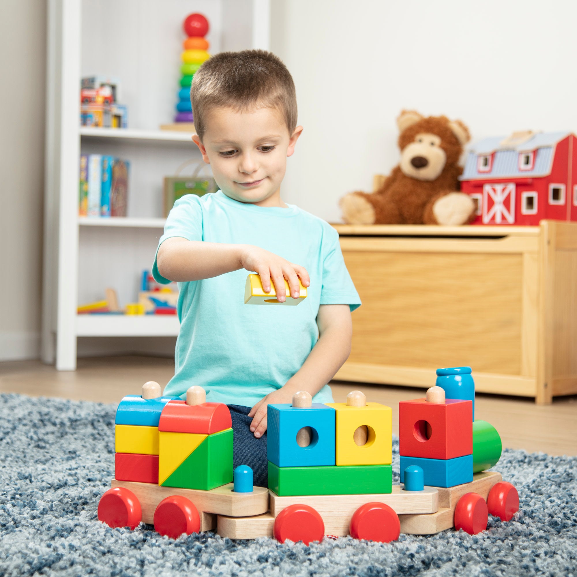 Jumbo Wooden Stacking Train ?C Classic - Image 7