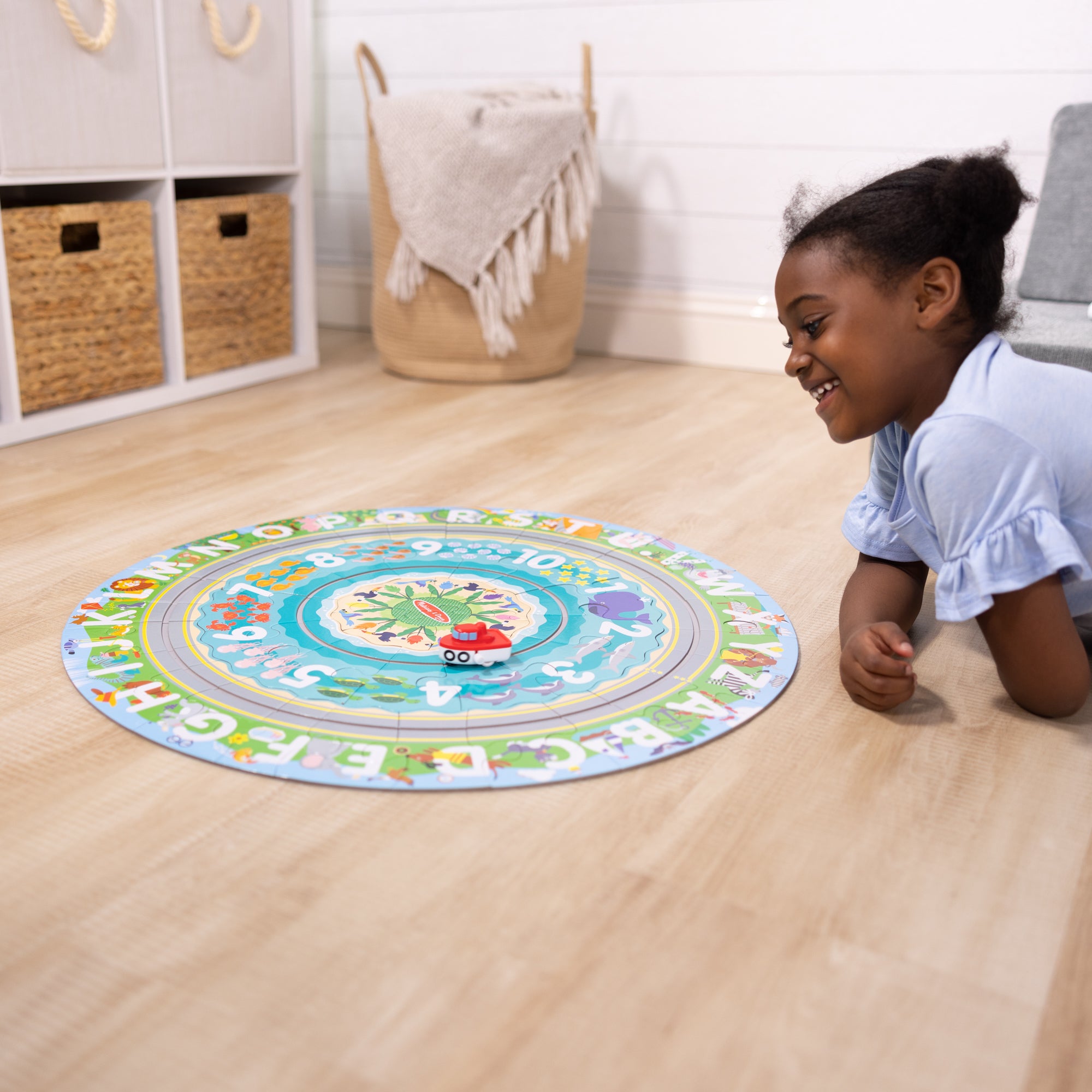 Round the Shore Tracks Floor Puzzle ?C 48 Pieces - Image 2