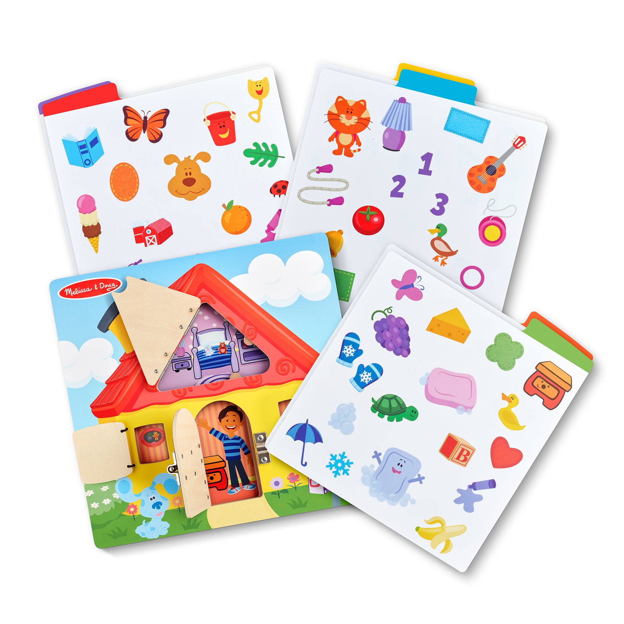 Blue's Clues & You! Wooden Lift-the-Flap Activity Board - Image 4