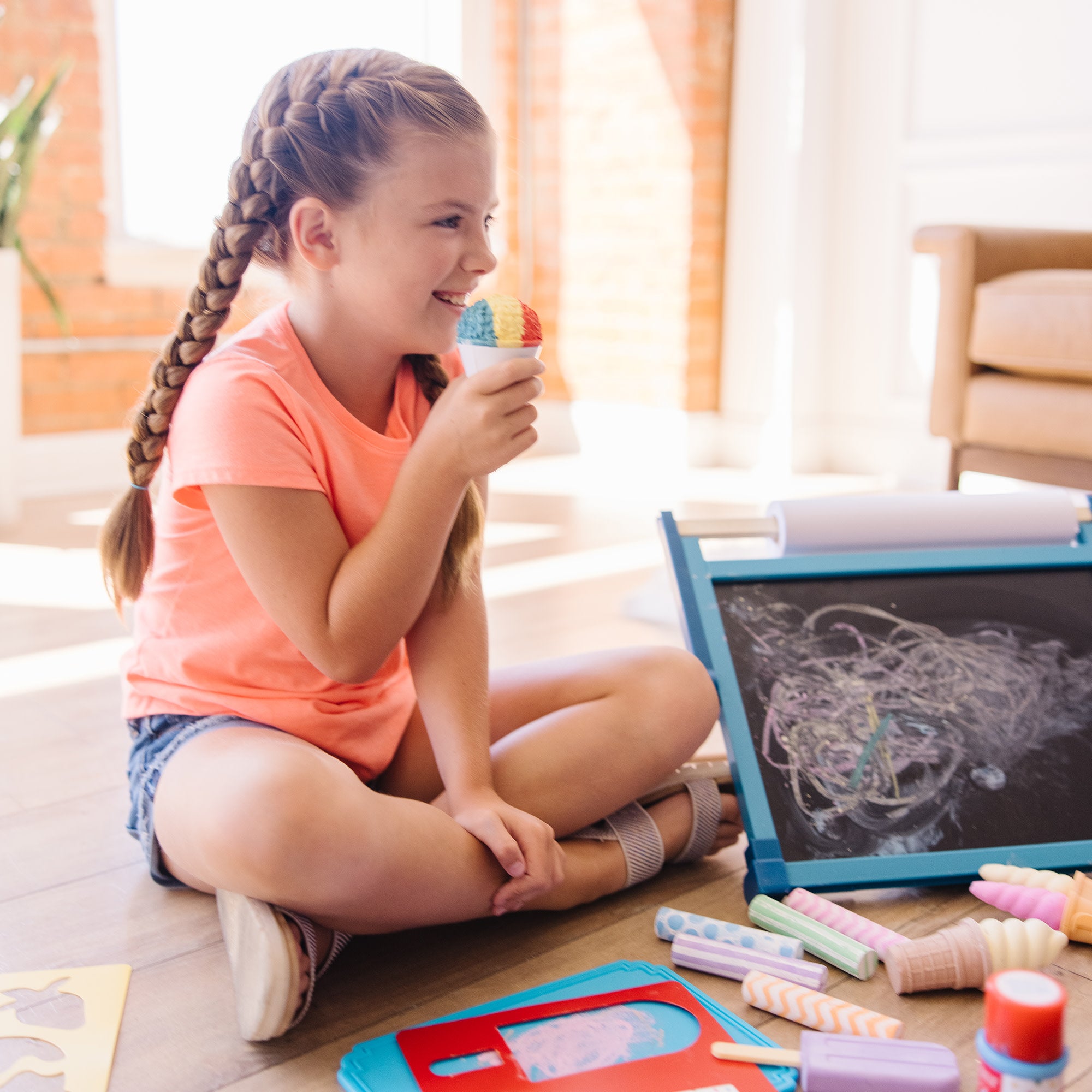 Ice Cream Shop Chalk Play Set - Image 8