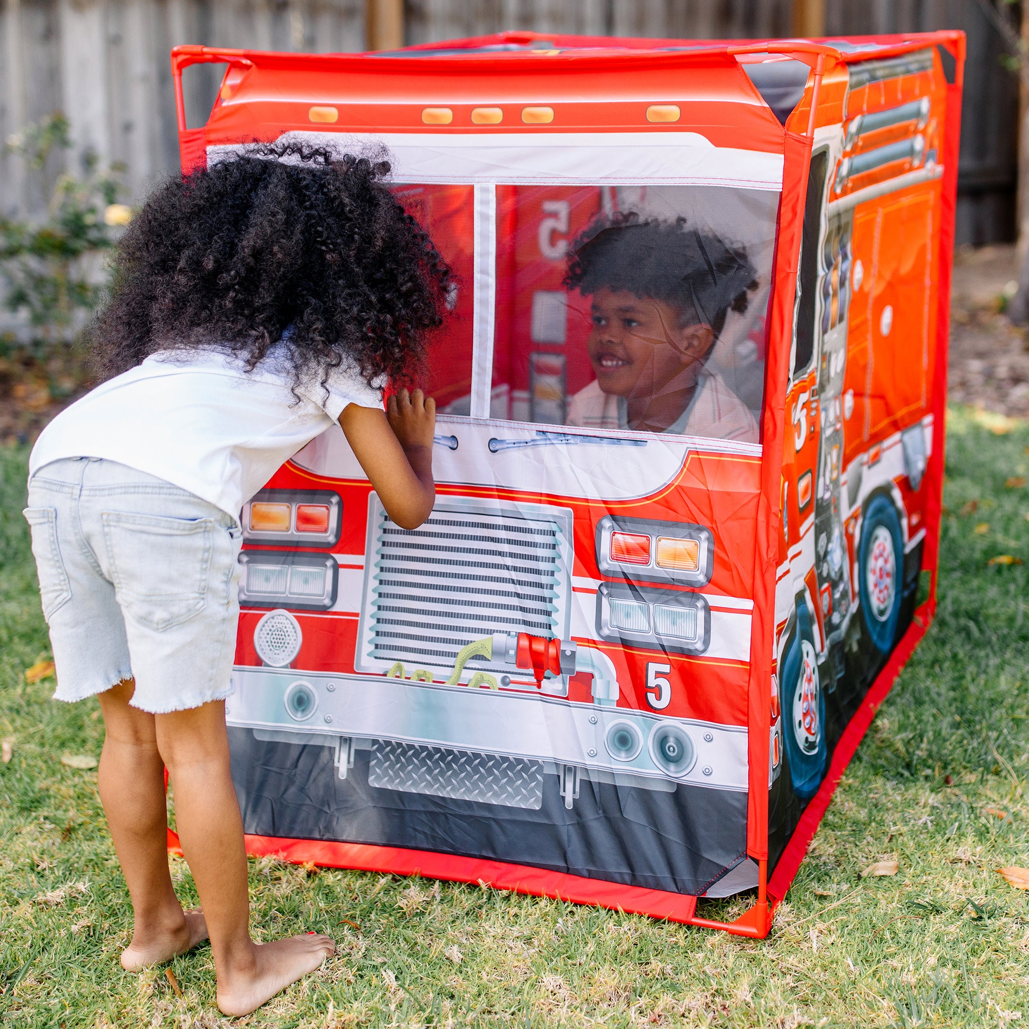 Fire Truck Play Tent - Image 2
