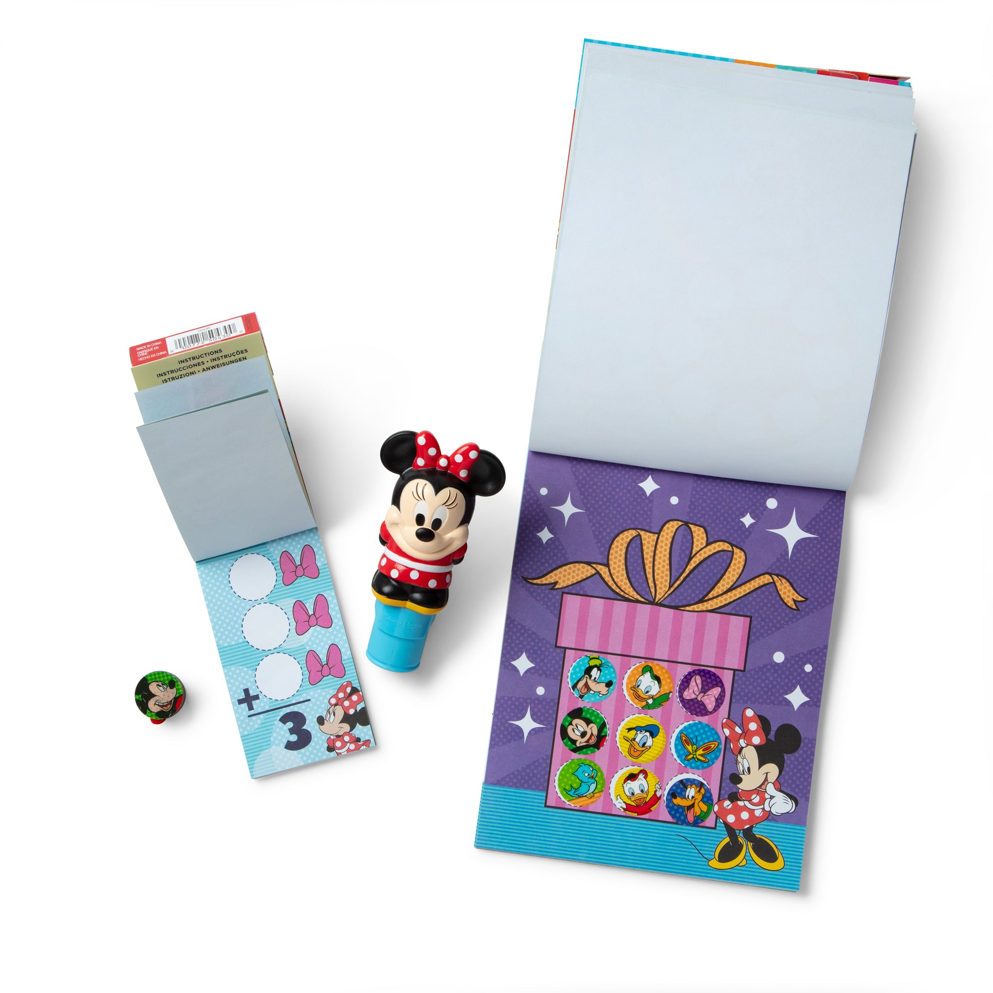 Sticker WOW!? Disney Minnie Mouse Bundle: Activity Pad & Sticker Stamper + Mini Activity Pad and 200 Refill Stickers - Image 3