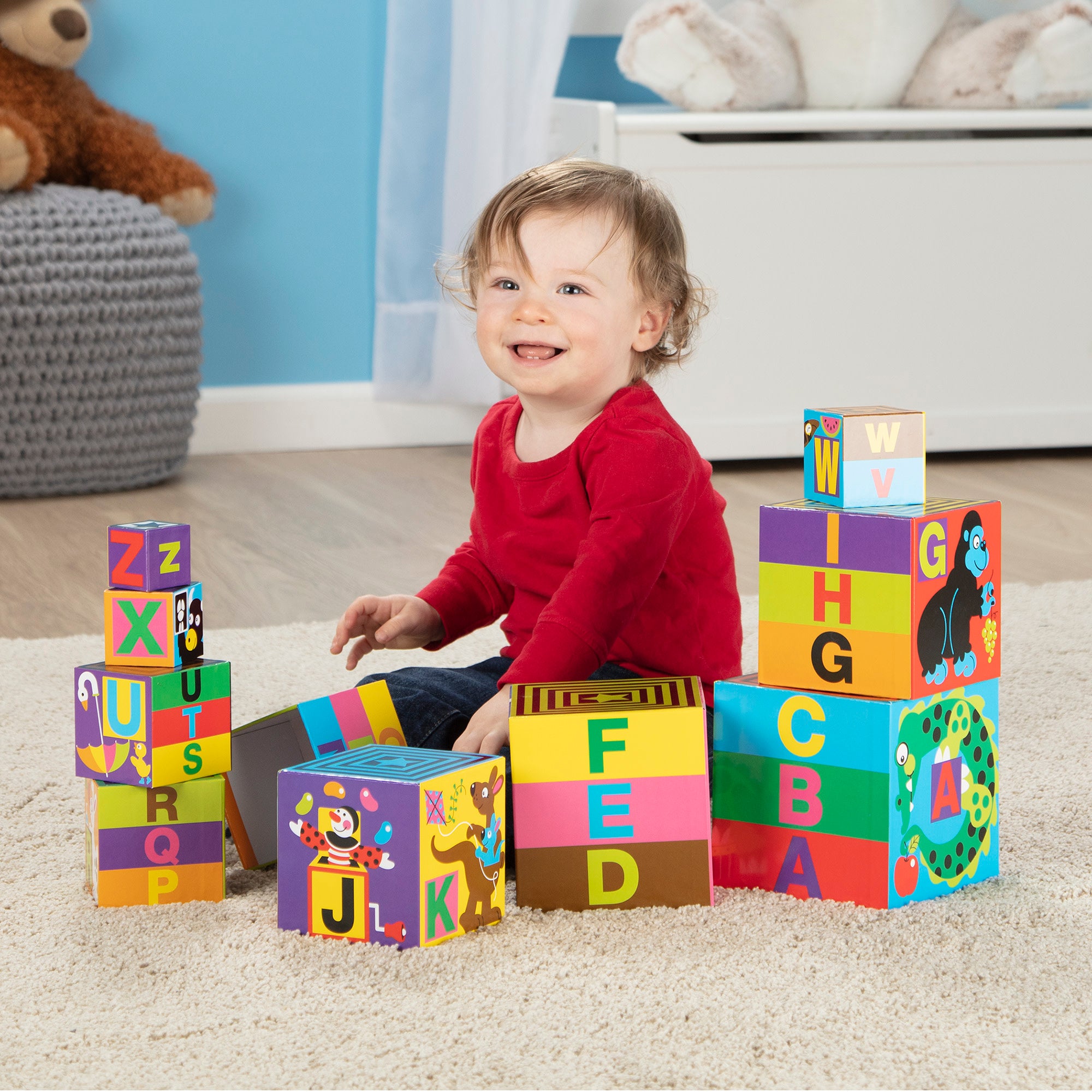 Alphabet Nesting and Stacking Blocks - Image 7