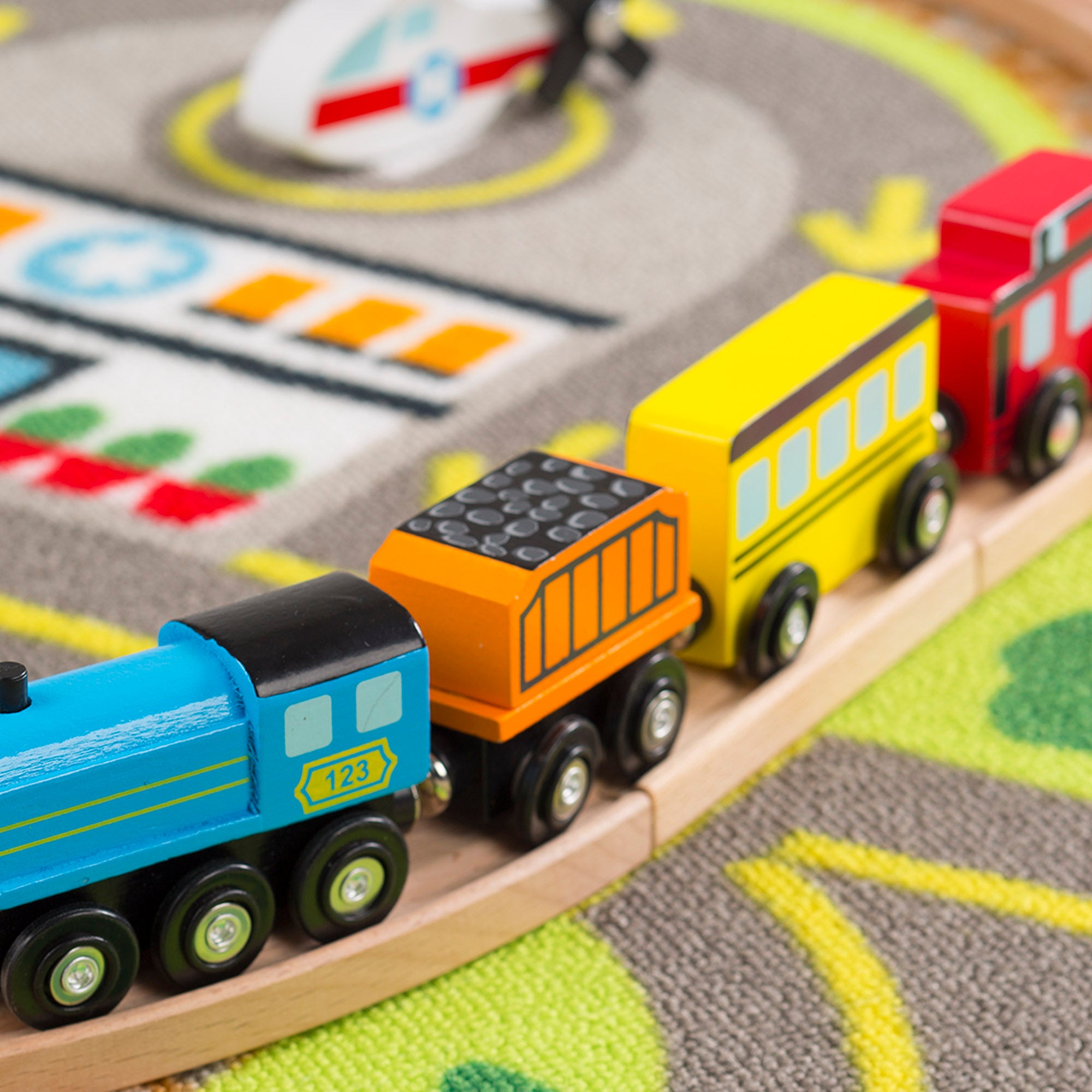 Deluxe Multi-Vehicle Activity Rug Play Set - Image 9