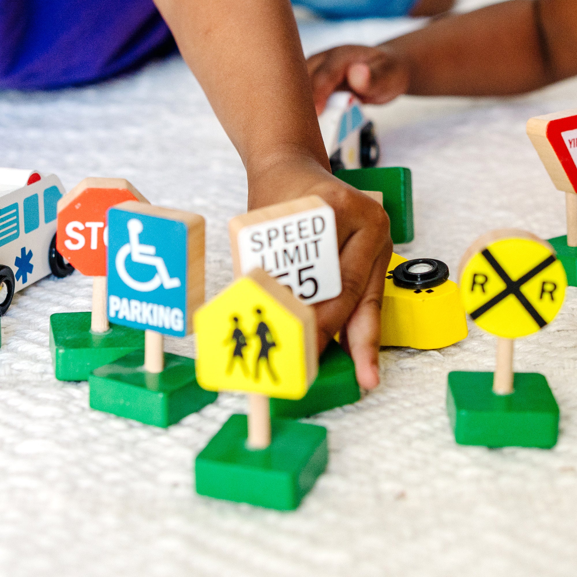 Wooden Vehicles and Traffic Signs - Image 5