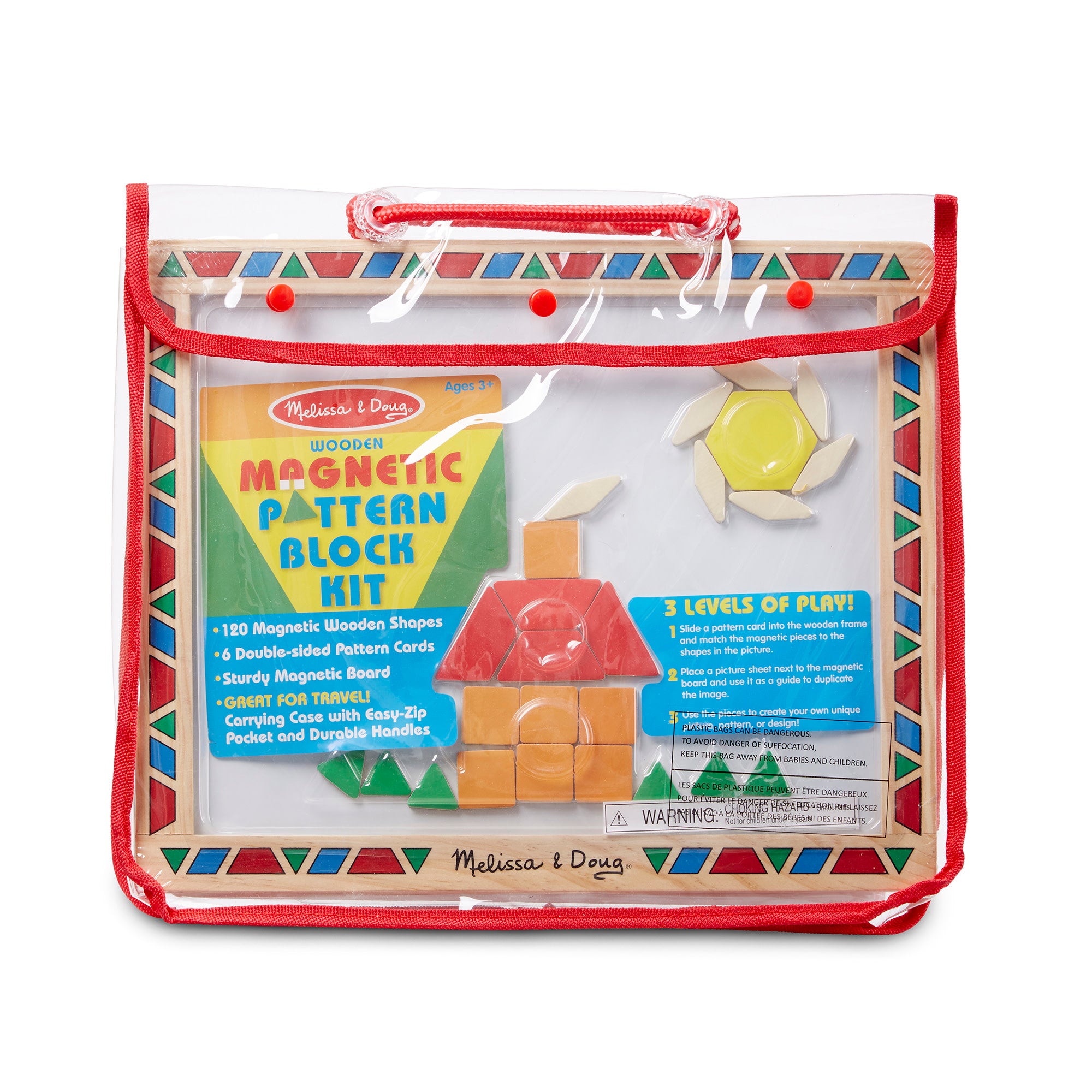 Wooden Magnetic Pattern Block Kit - Image 3
