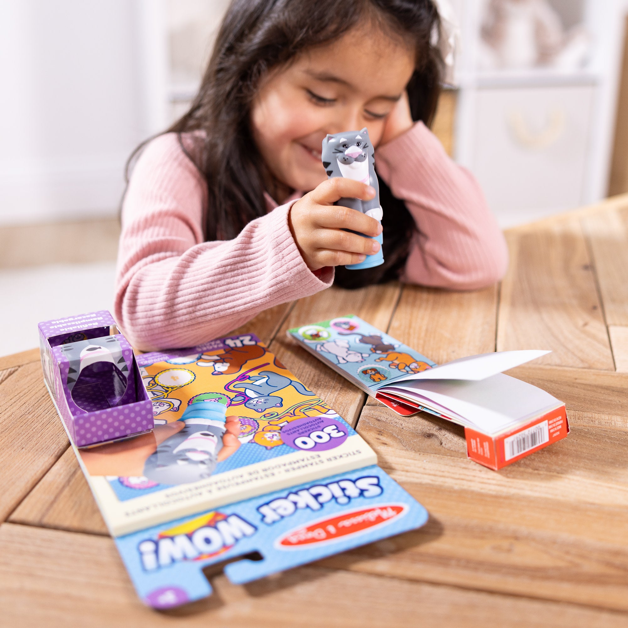 Sticker WOW!? Cat Bundle: Activity Pad & Sticker Stamper + Mini Activity Pad and 200 Refill Stickers - Image 7