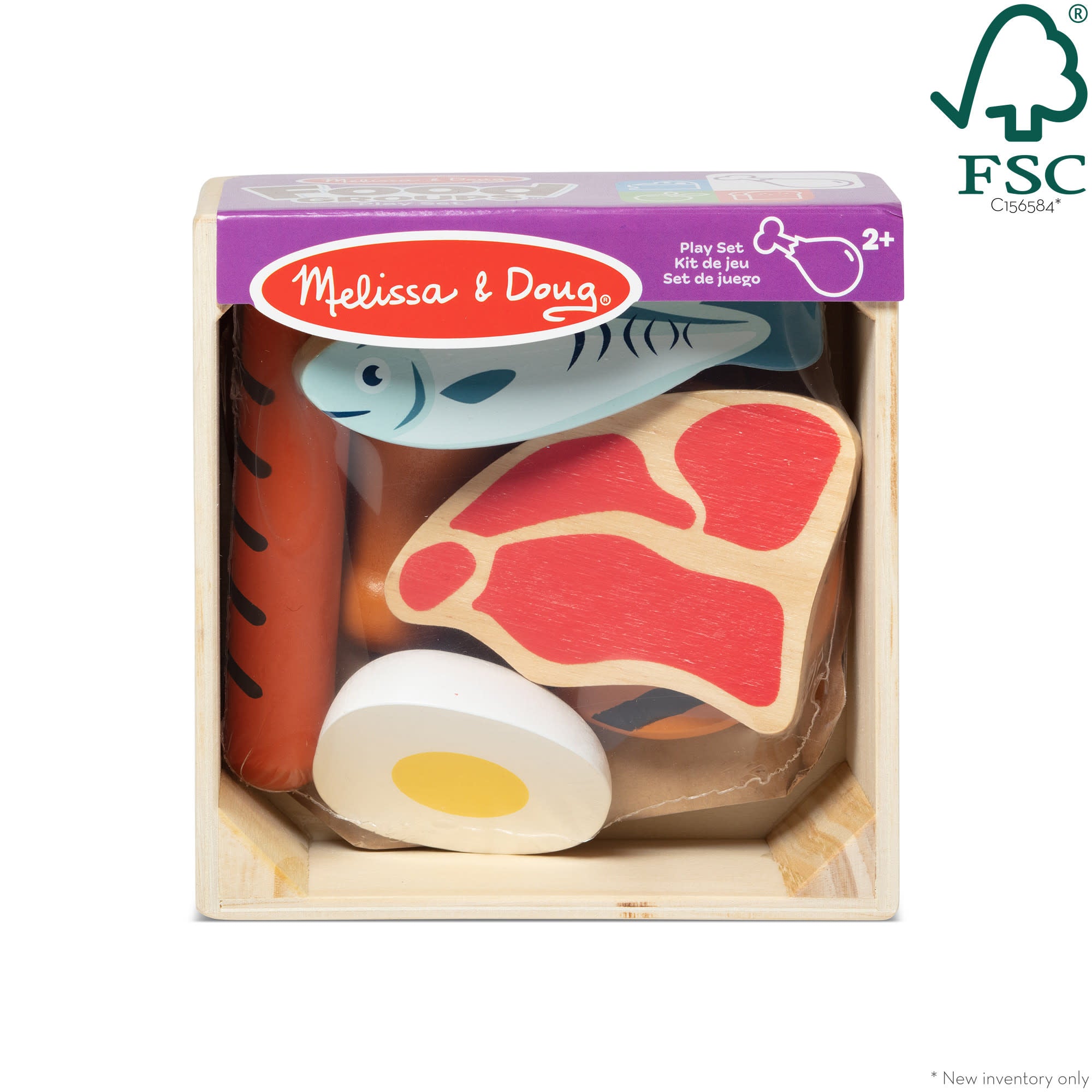Wooden Food Groups Play Set ?C Protein - Image 4