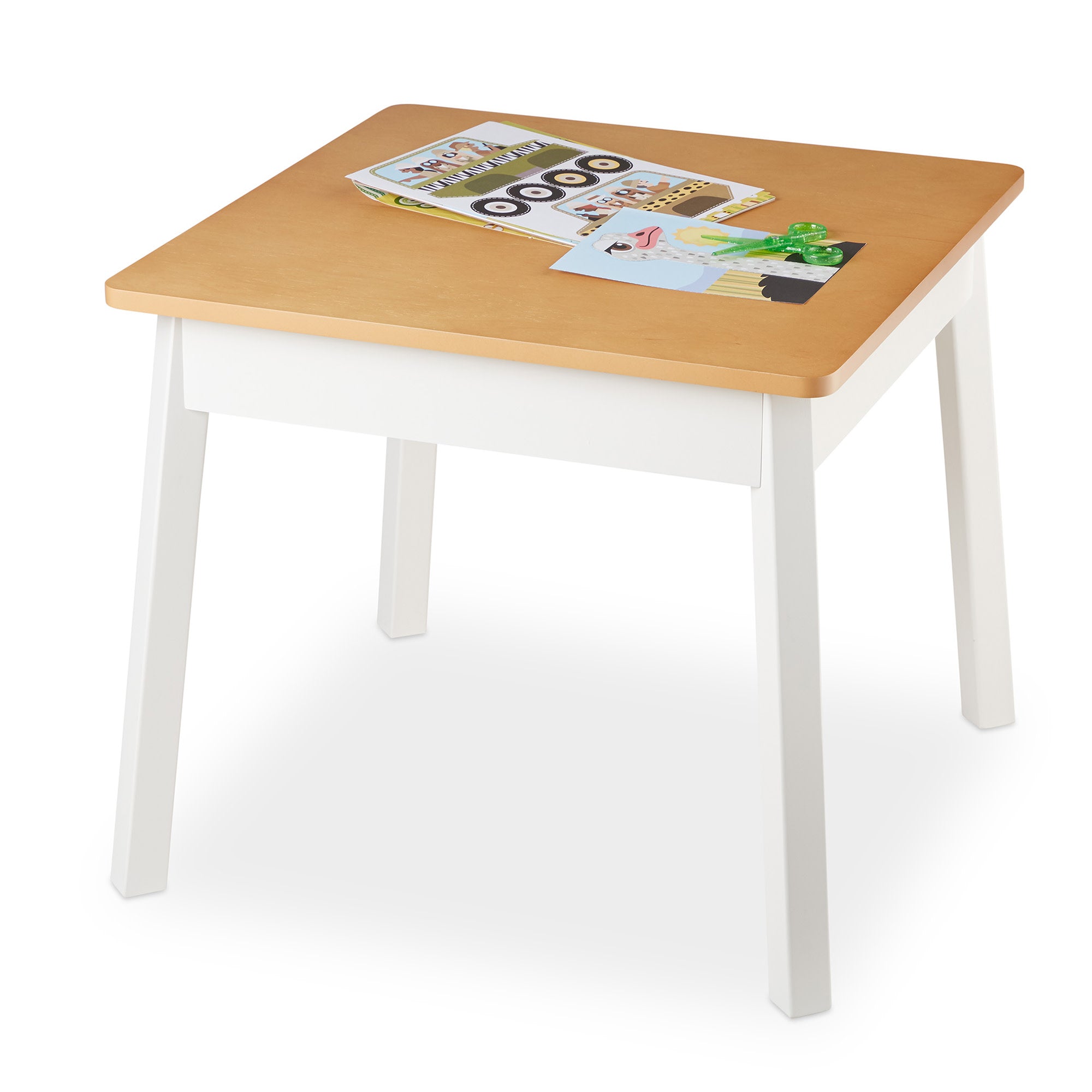 Wooden Square Table - Image 3