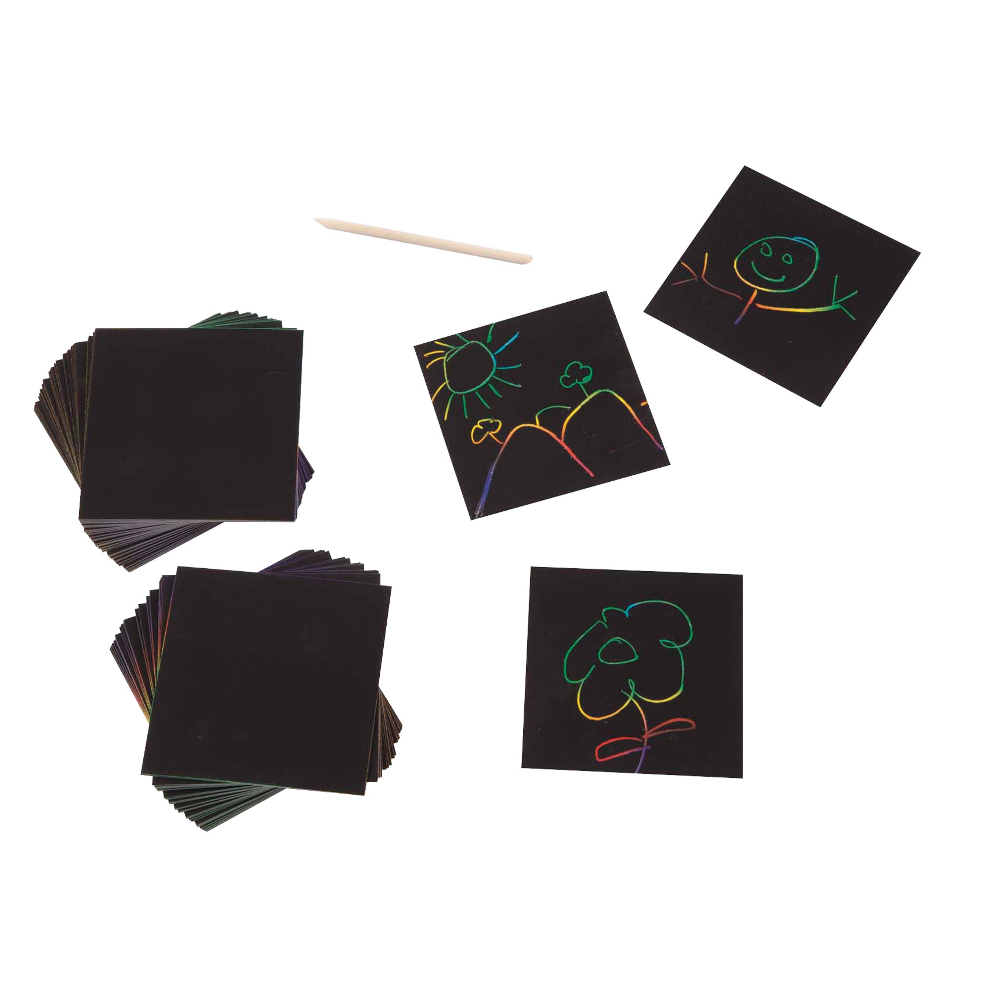 Scratch Art Rainbow Mini Notes _Box of 125 - Image 4