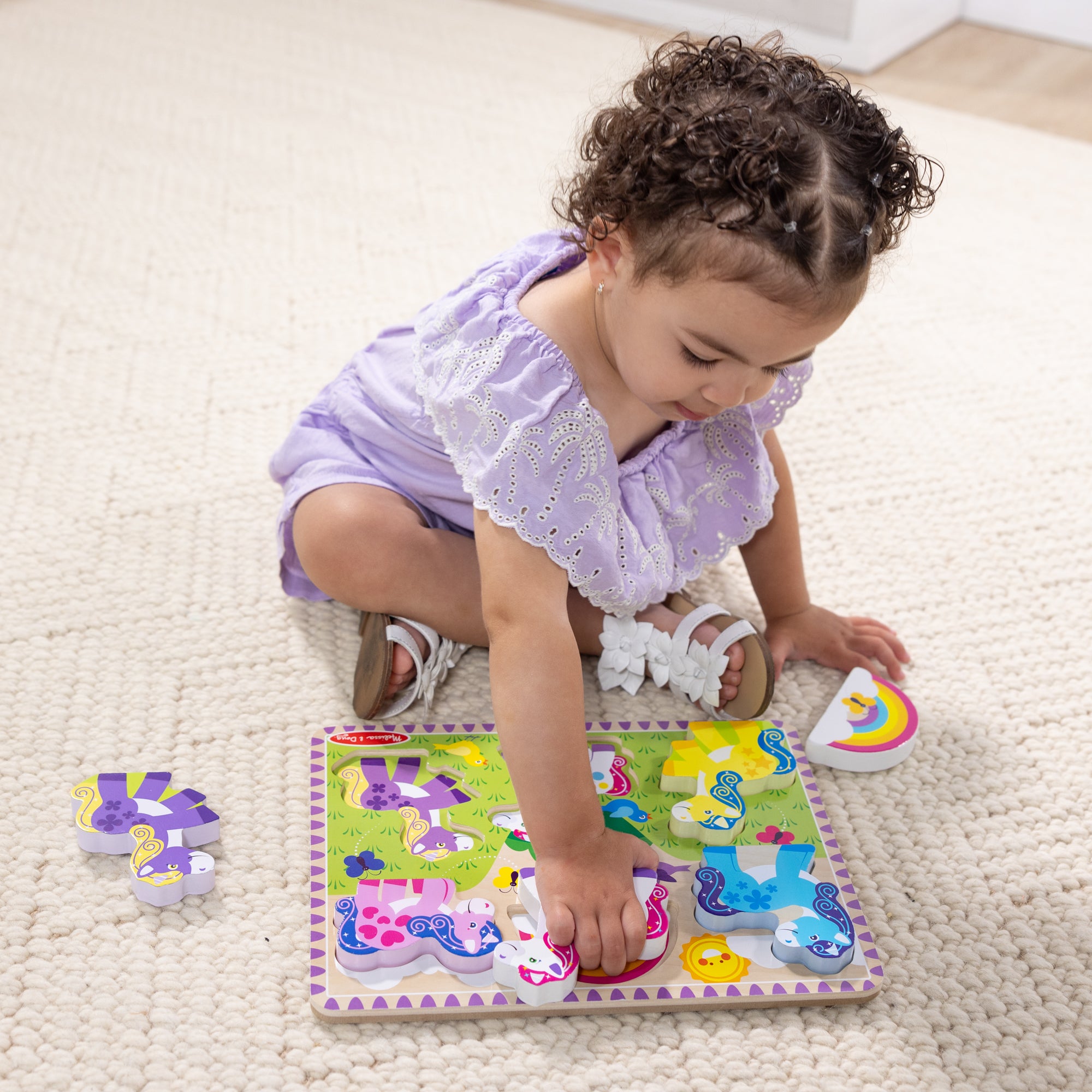 Unicorn Chunky Puzzle ?C 6 Pieces - Image 6