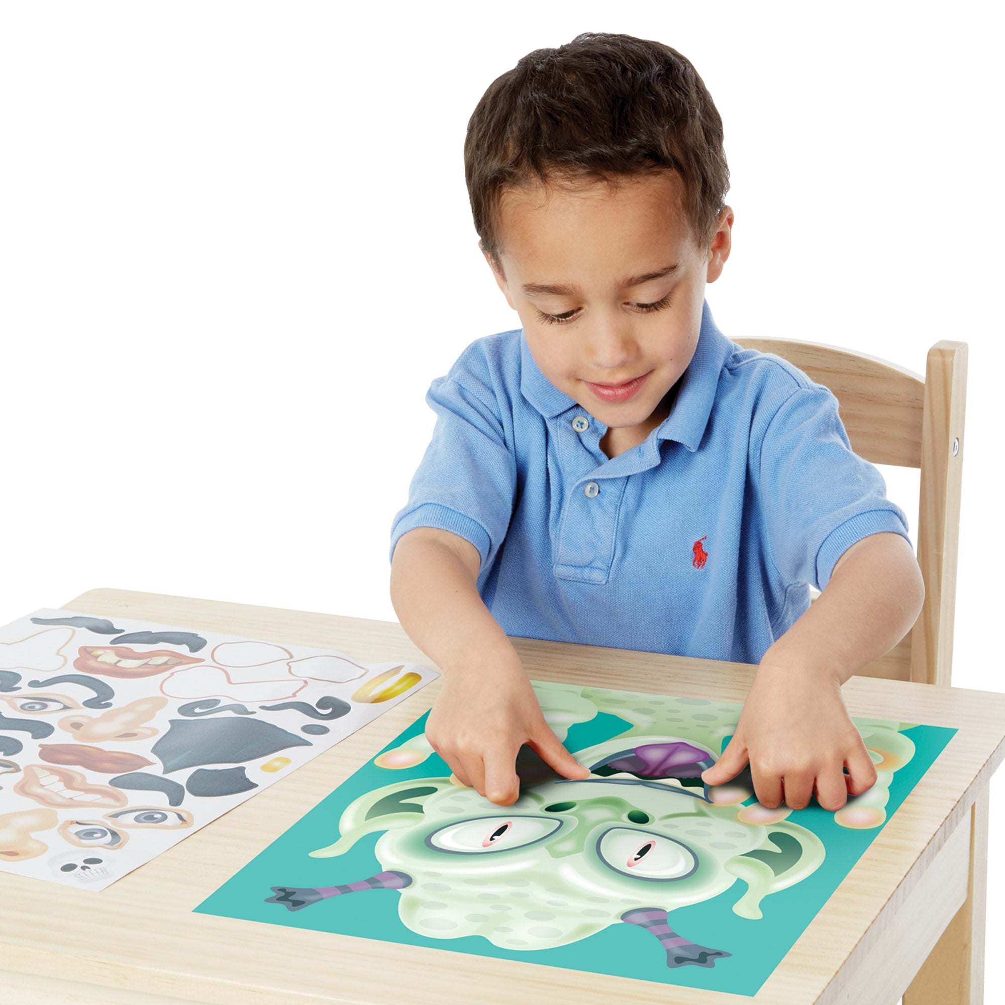 Make-a-Face Sticker Pad - Crazy Characters - Image 8