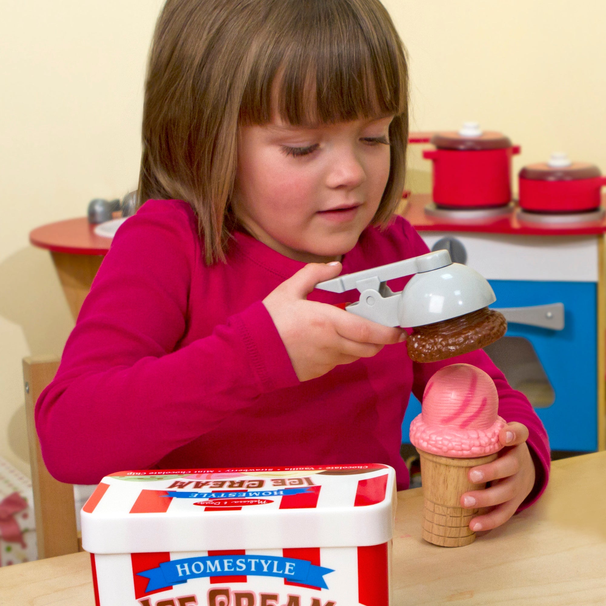 Scoop & Stack Ice Cream Cone Magnetic Play Set - Image 8