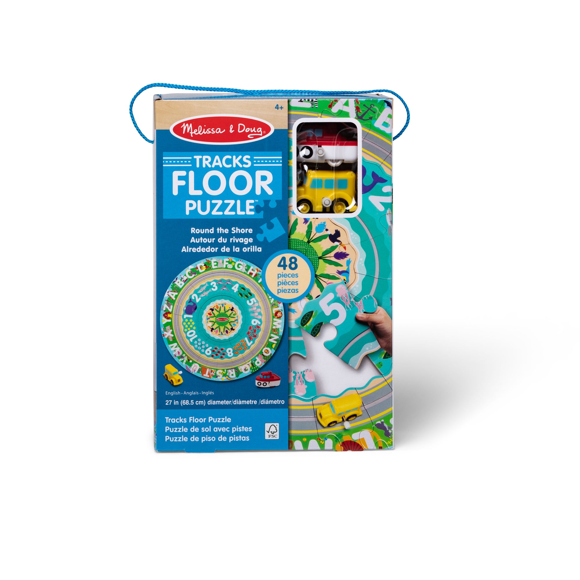 Round the Shore Tracks Floor Puzzle ?C 48 Pieces - Image 3